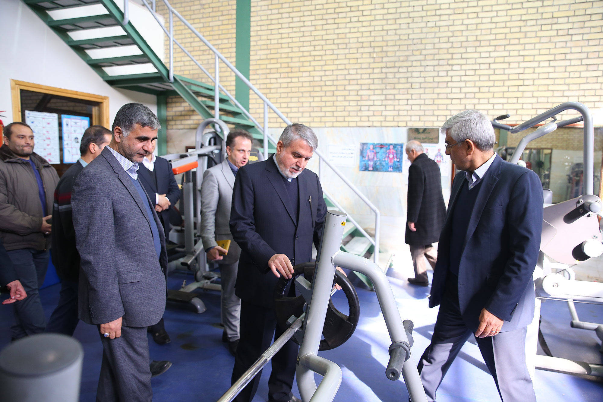 بازدید از اماکن ورزشی دانشگاه آزاد اسلامی واحد علوم و تحقیقات 11
