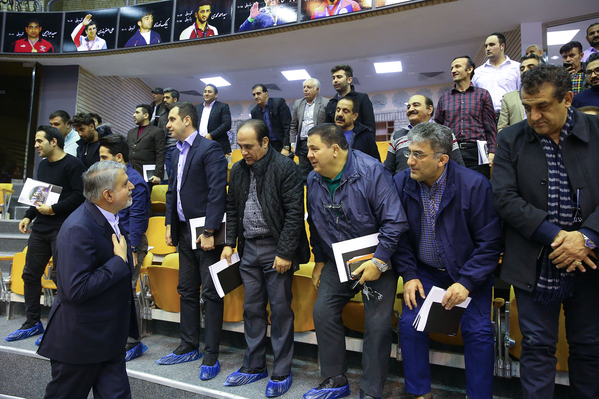 مراسم افتتاحیه خانه کشتی شهید ابراهیم هادی 6