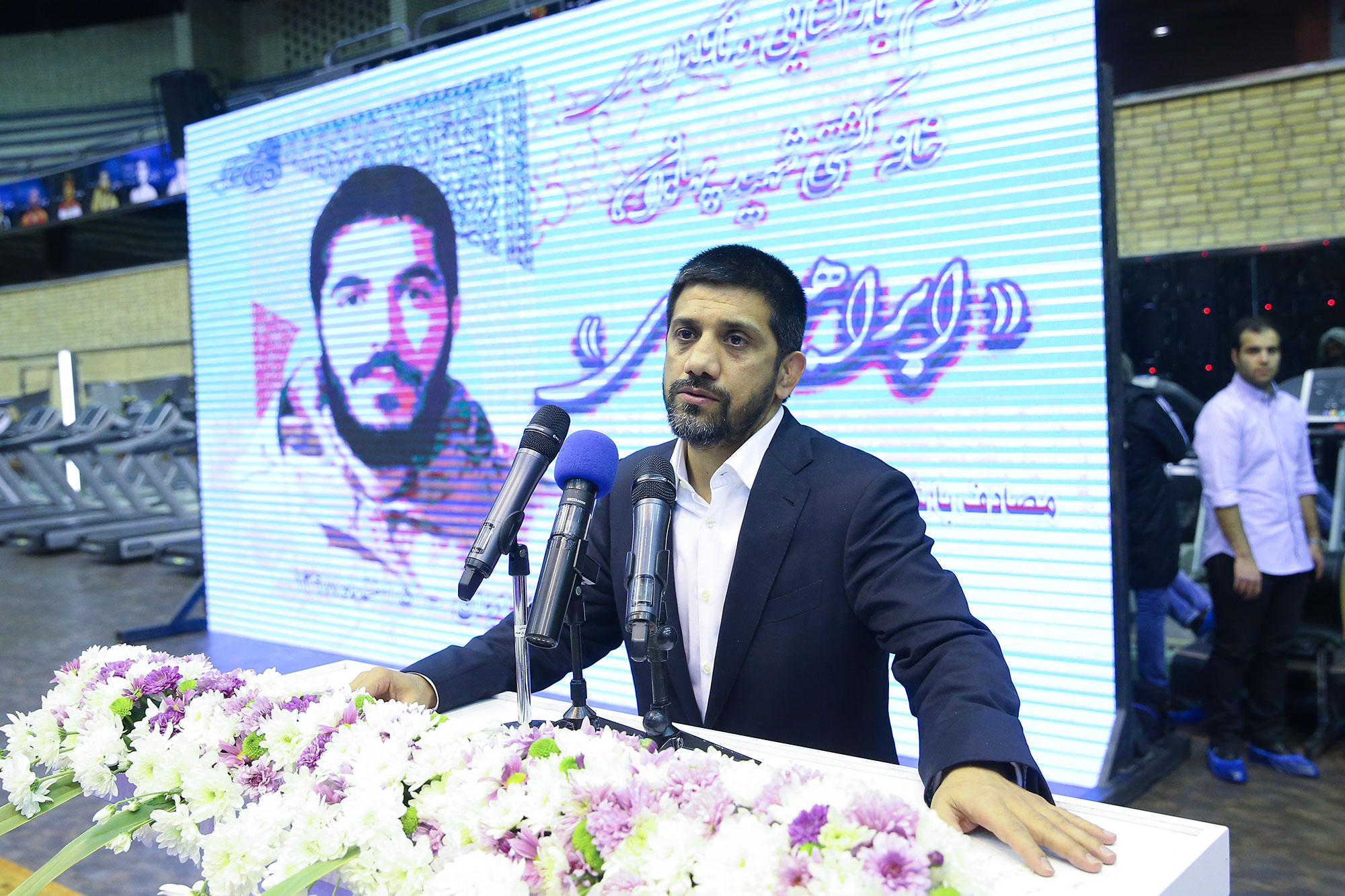 مراسم افتتاحیه خانه کشتی شهید ابراهیم هادی 9