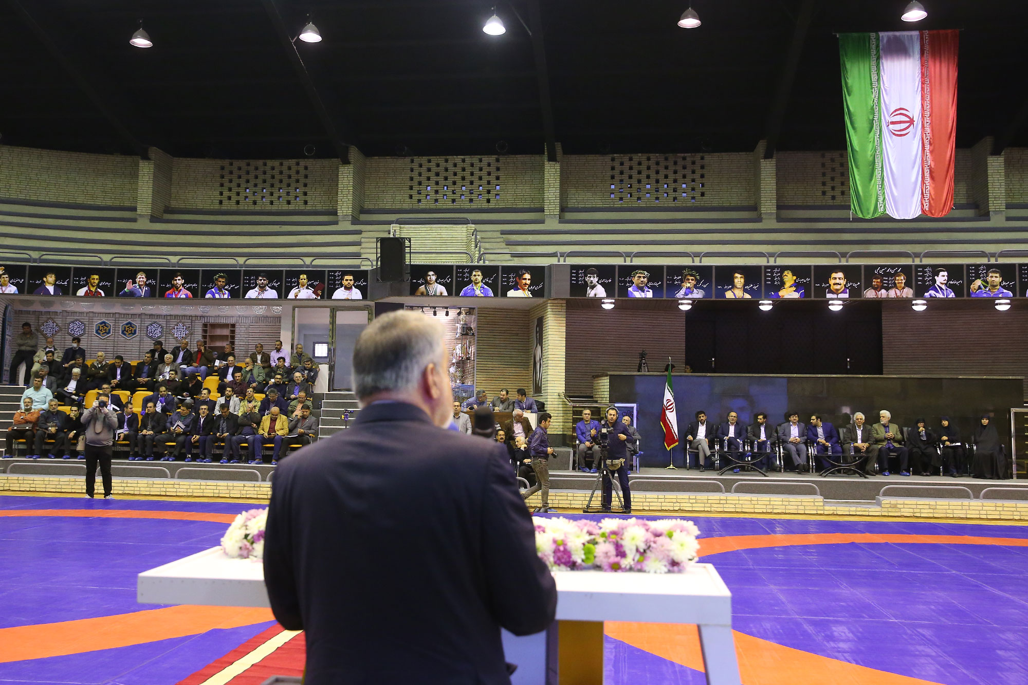 مراسم افتتاحیه خانه کشتی شهید ابراهیم هادی 12