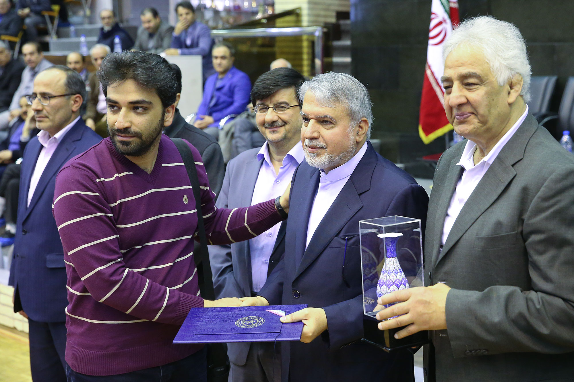 مراسم افتتاحیه خانه کشتی شهید ابراهیم هادی 13