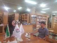 جلسه خانم کردبچه دبیر دپارتمان تاریخ شفاهی ورزش ایران با آقای میرمیران