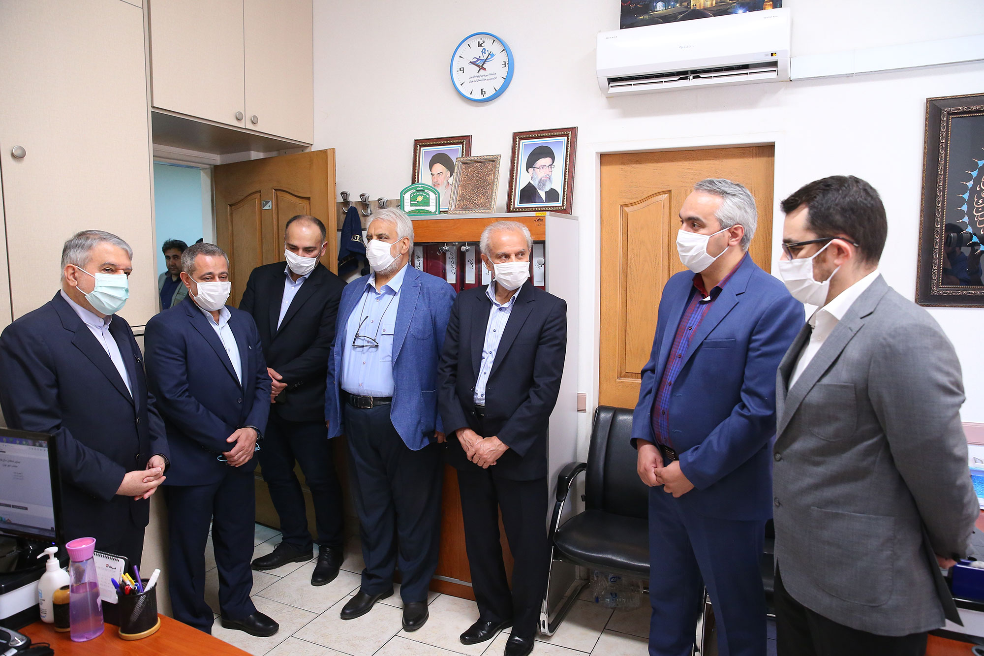 بازدید مسوولان کمیته ملی المپیک از فدراسیون شنا،شیرجه و واترپولو و پزشکی ورزشی 3