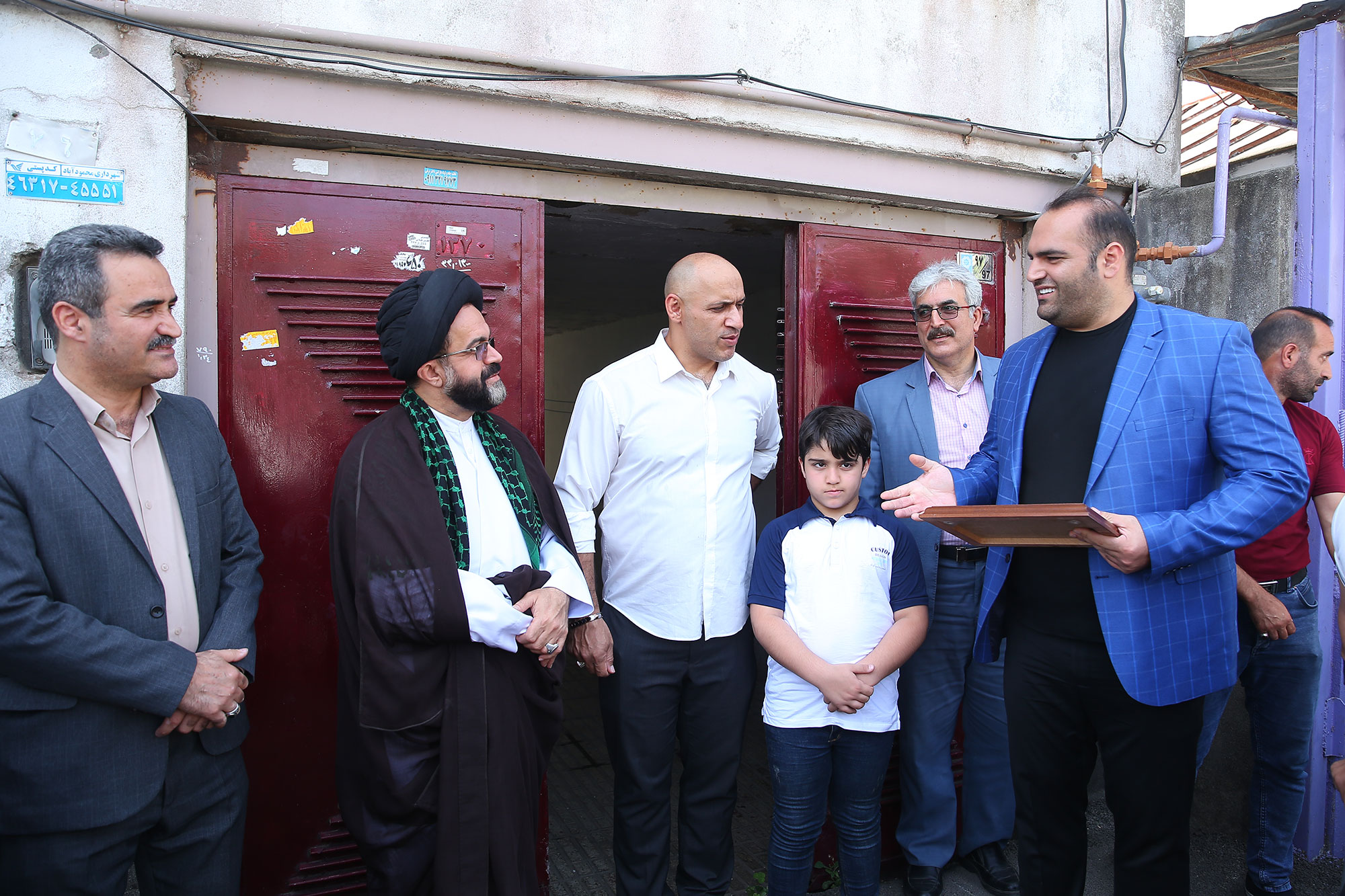 نصب تابلوهای افتخار قهرمانان المپیک استان مازندران 12