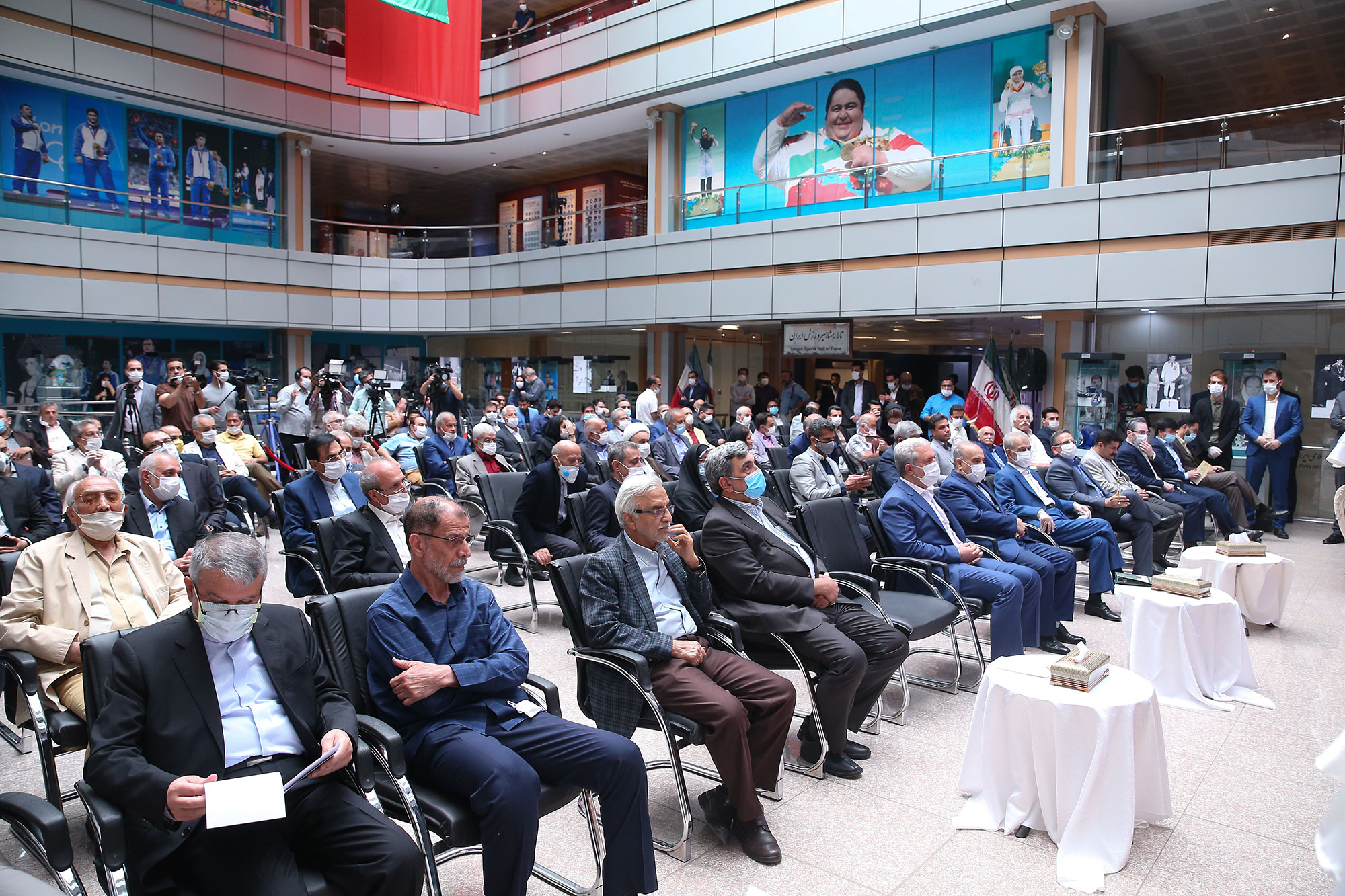آیین افتتاح تالار مشاهیر ورزش ایران و رونمایی از تندیس قهرمانان ورزش کشور 37