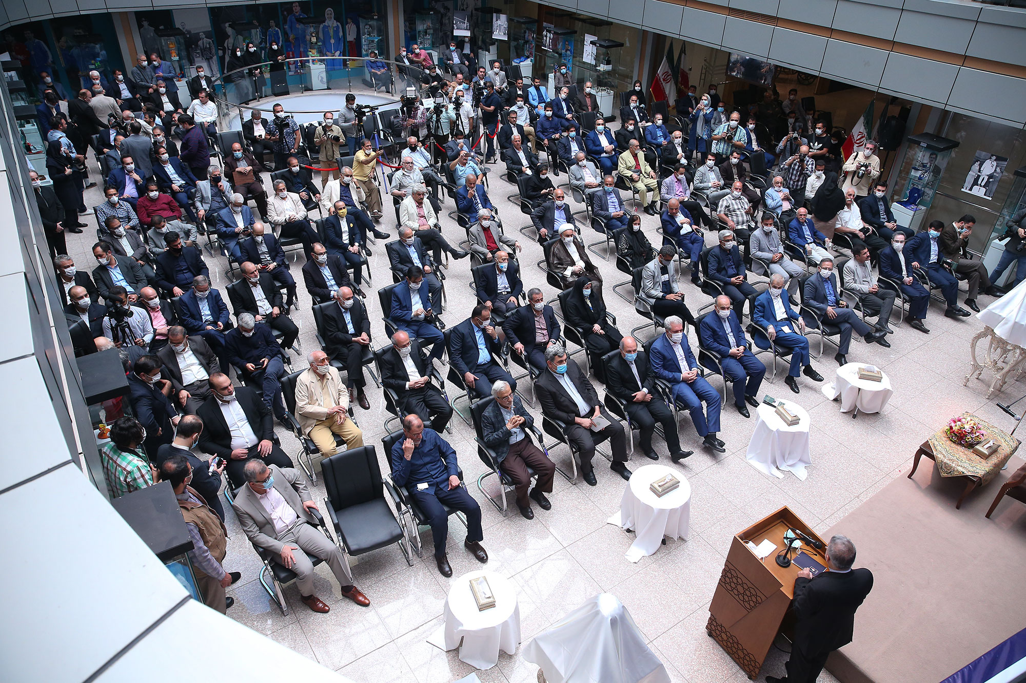 آیین افتتاح تالار مشاهیر ورزش ایران و رونمایی از تندیس قهرمانان ورزش کشور 39