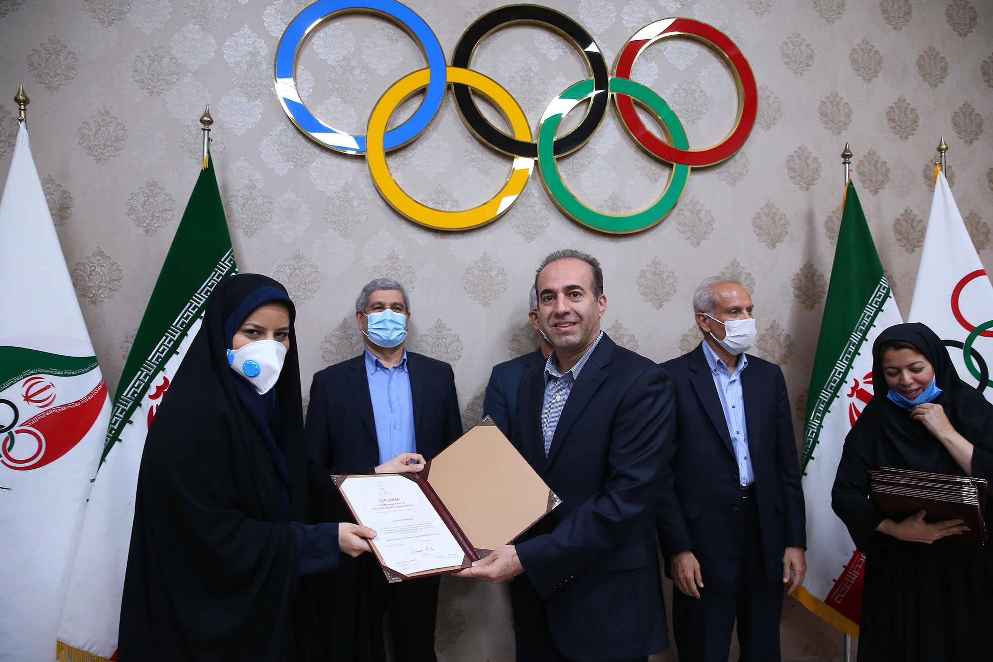 مراسم اختتامیه دوره مدیریت پیشرفته ورزشی 17