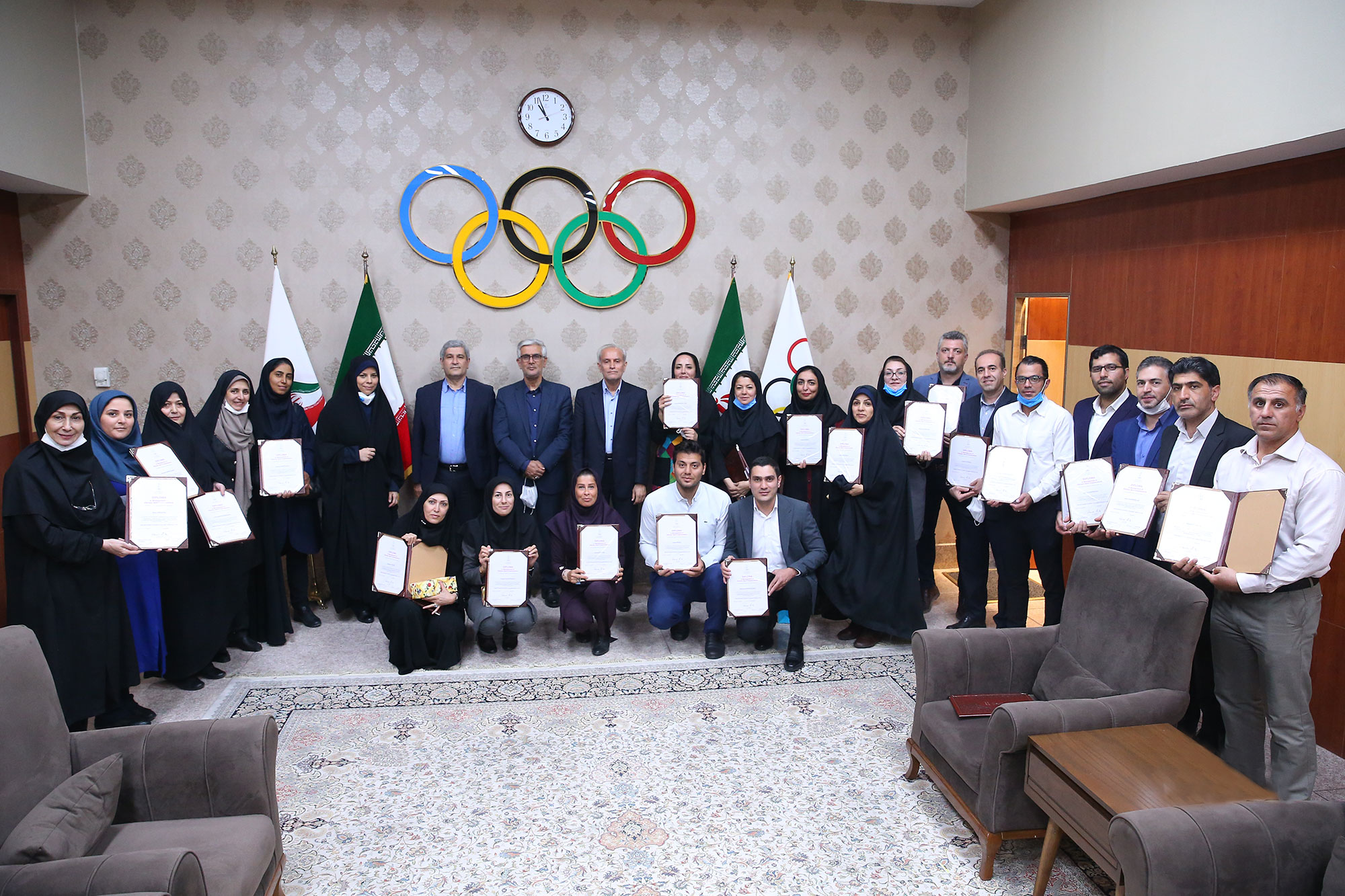 مراسم اختتامیه دوره مدیریت پیشرفته ورزشی 35