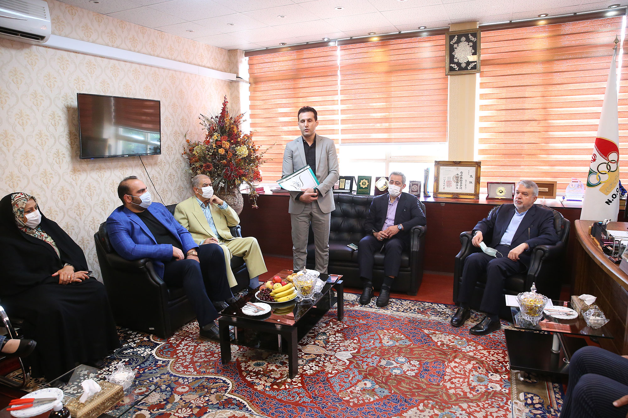 دیدار مسئولین کمیته ملی المپیک از فدراسیون های جودو، تیرو کمان و جانبازان و معلولین 4
