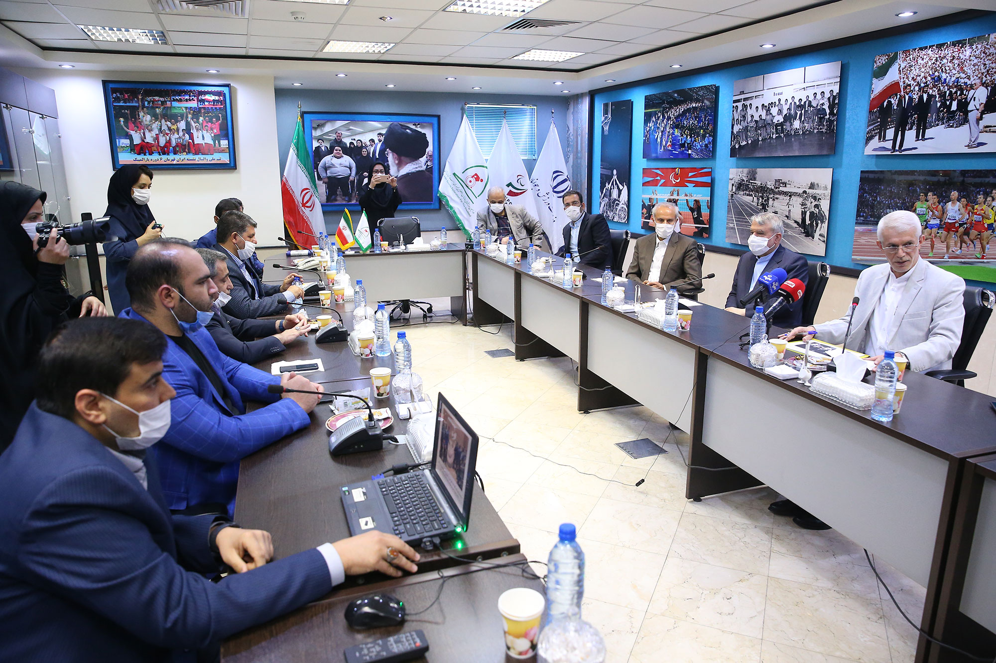 دیدار مسئولین کمیته ملی المپیک از فدراسیون های جودو، تیرو کمان و جانبازان و معلولین 27