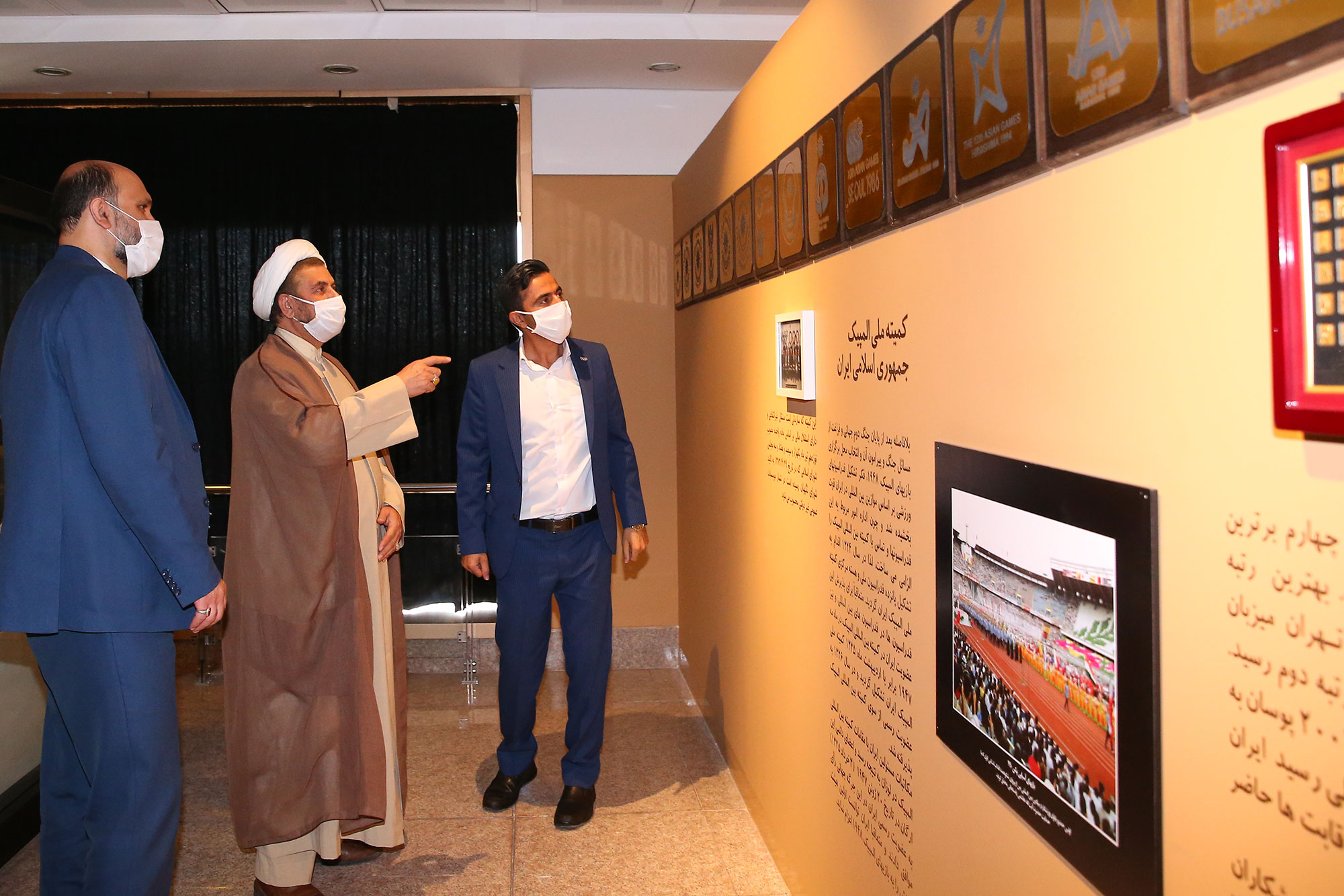 بازدید رییس سازمان بازرسی کل کشور از موزه ملی ورزش،المپیک و پارالمپیک 3