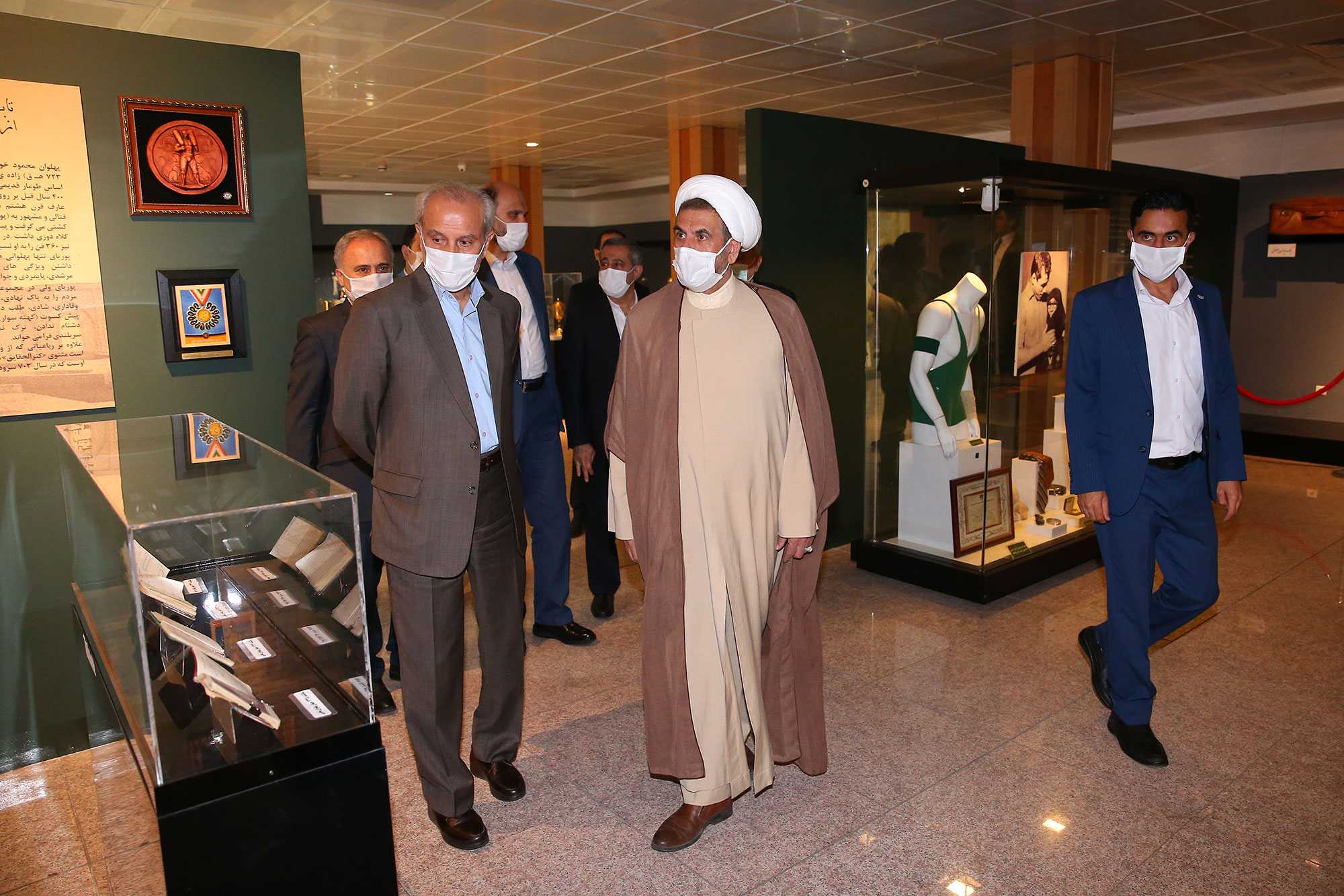 بازدید رییس سازمان بازرسی کل کشور از موزه ملی ورزش،المپیک و پارالمپیک 10