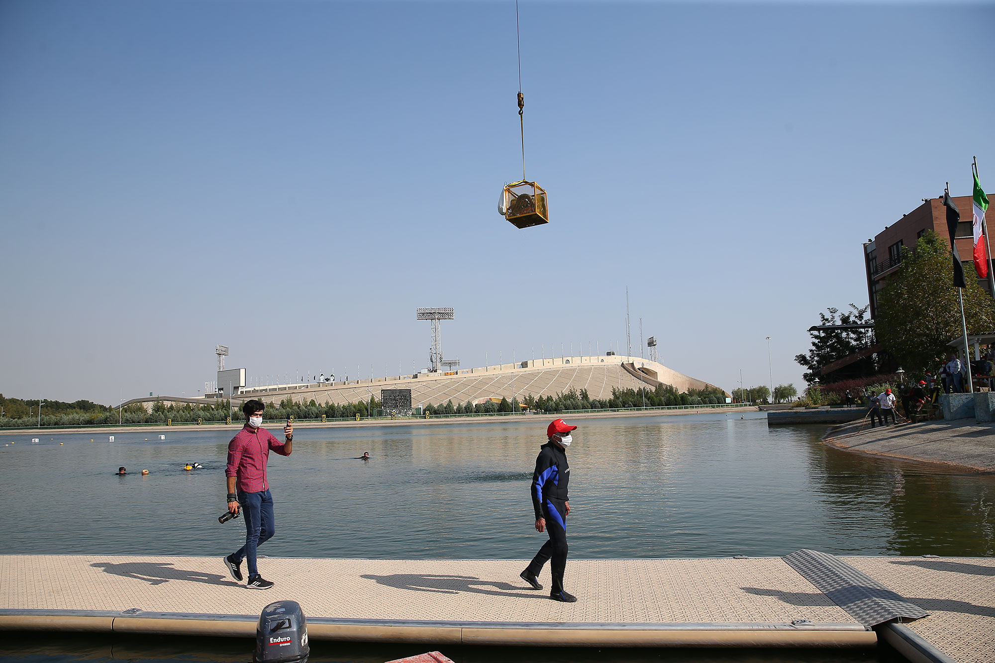 مراسم پاکسازی دریاچه آزادی 12