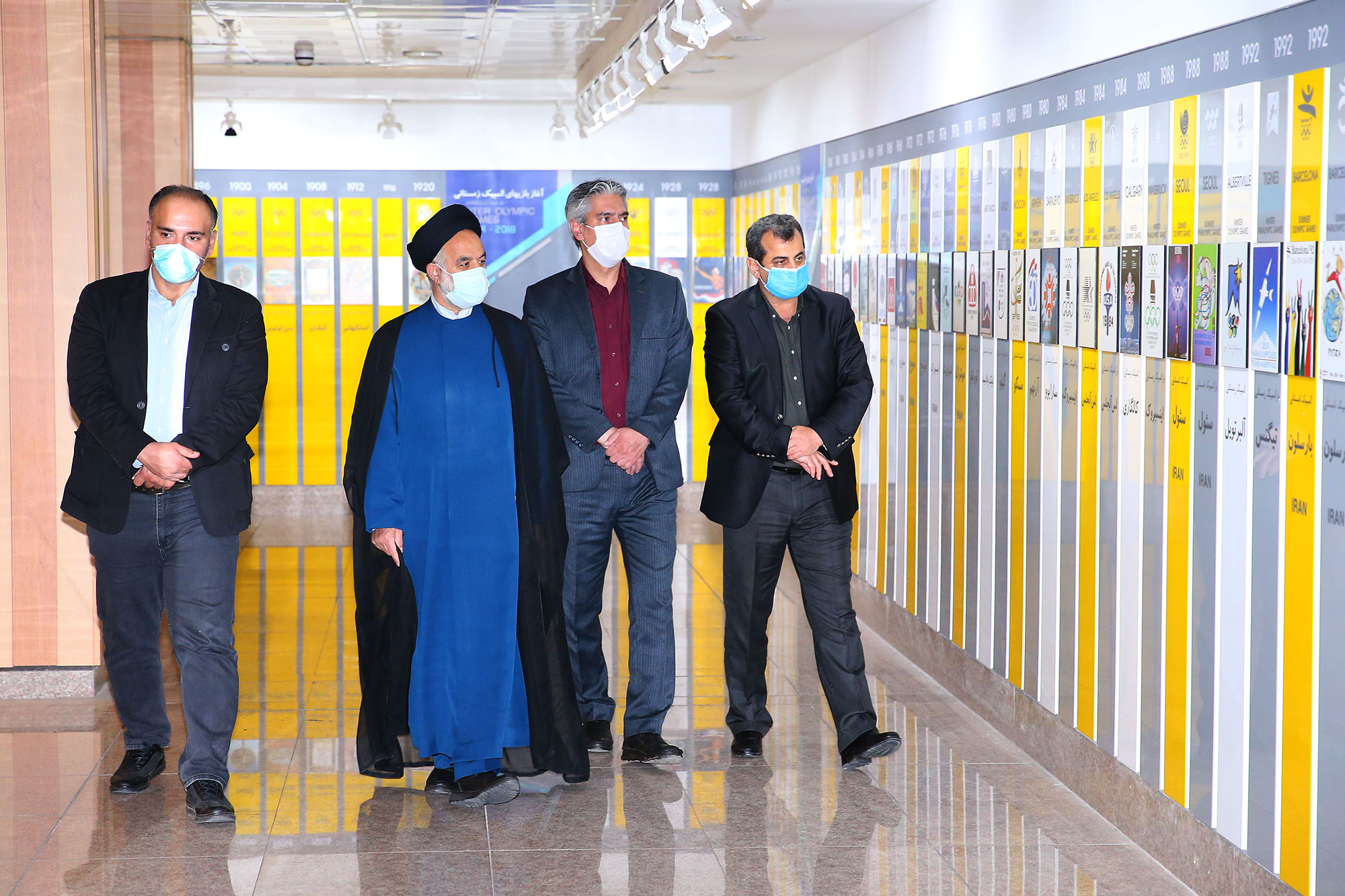 بازدید مدیرکل تربیت بدنی زندان های کشور از موزه ملی ورزش، المپیک و پارالمپیک 3