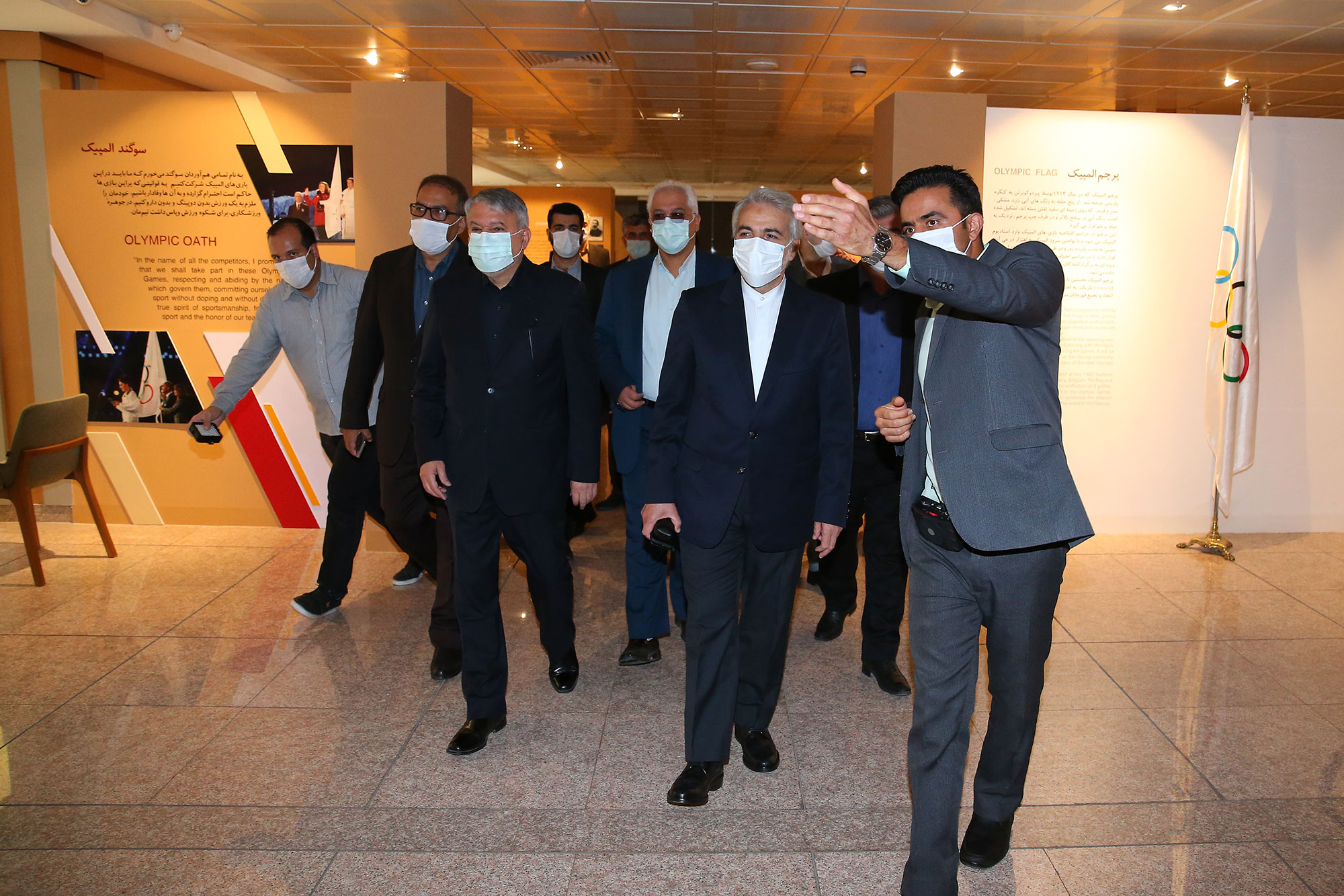 بازدید دکتر نوبخت از موزه ملی ورزش، المپیک و پارالمپیک 1