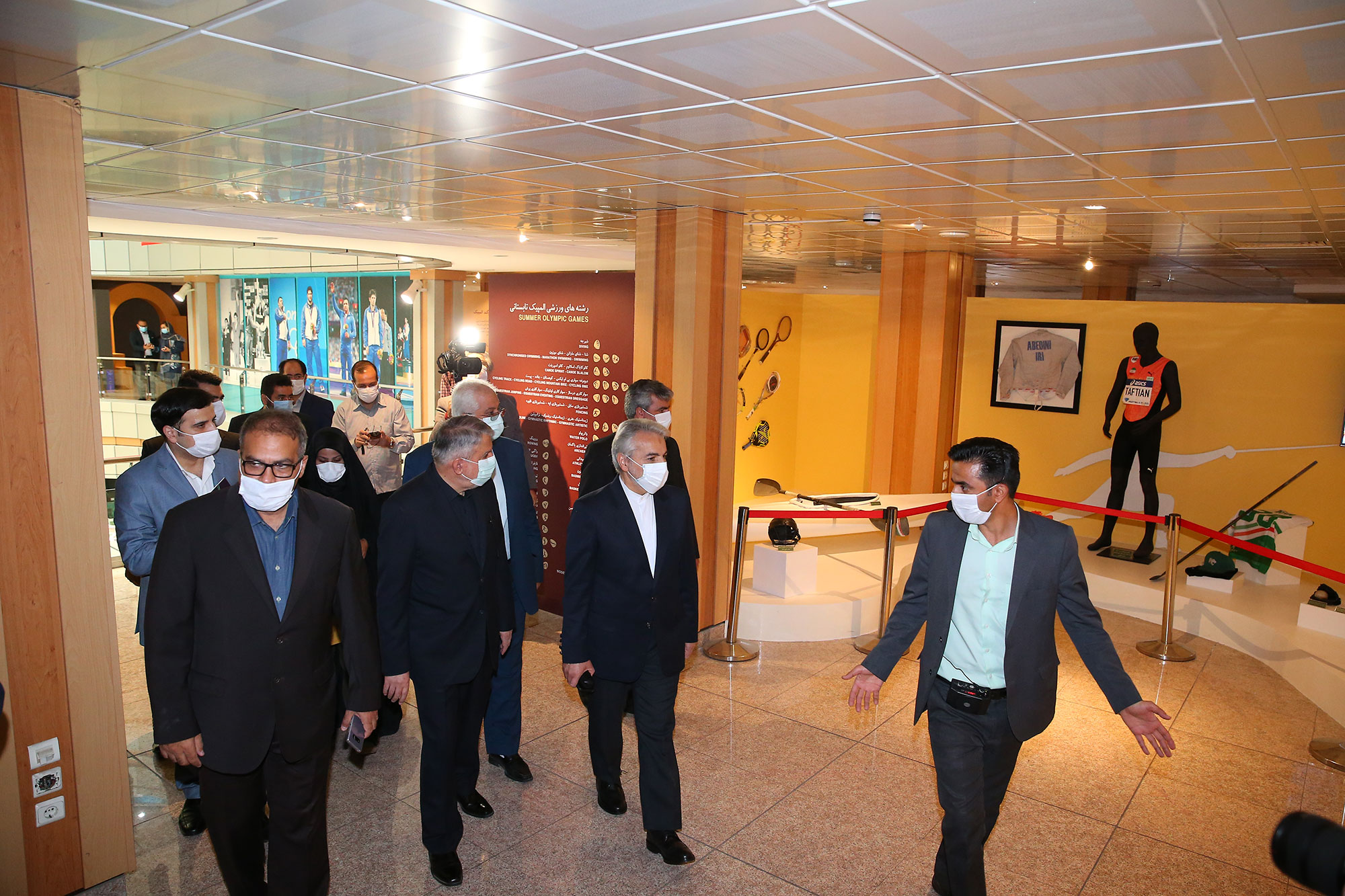 بازدید دکتر نوبخت از موزه ملی ورزش، المپیک و پارالمپیک 3