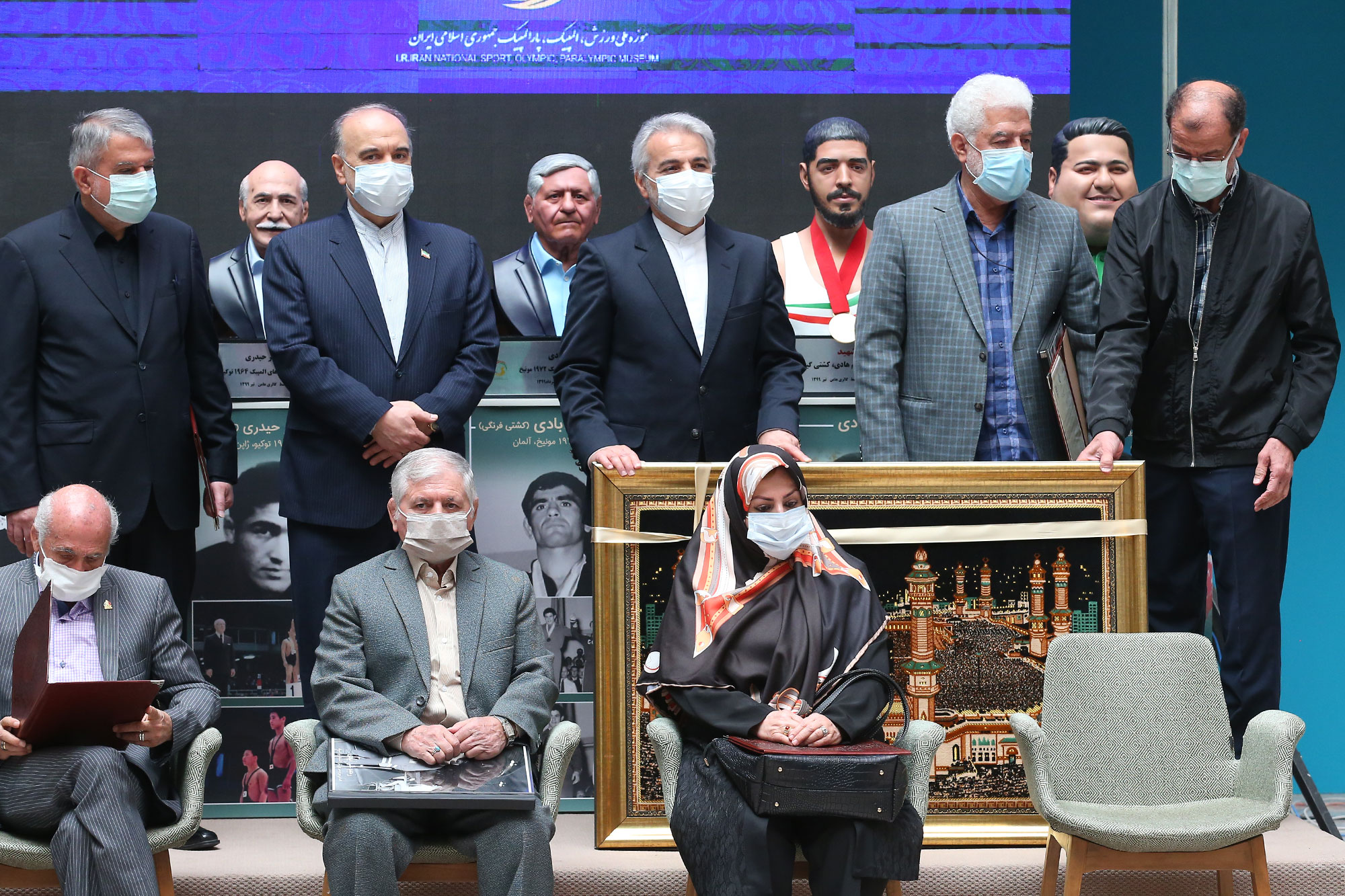 آیین رونمایی از تندیس مدال آوران المپیک و پارالمپیک 34