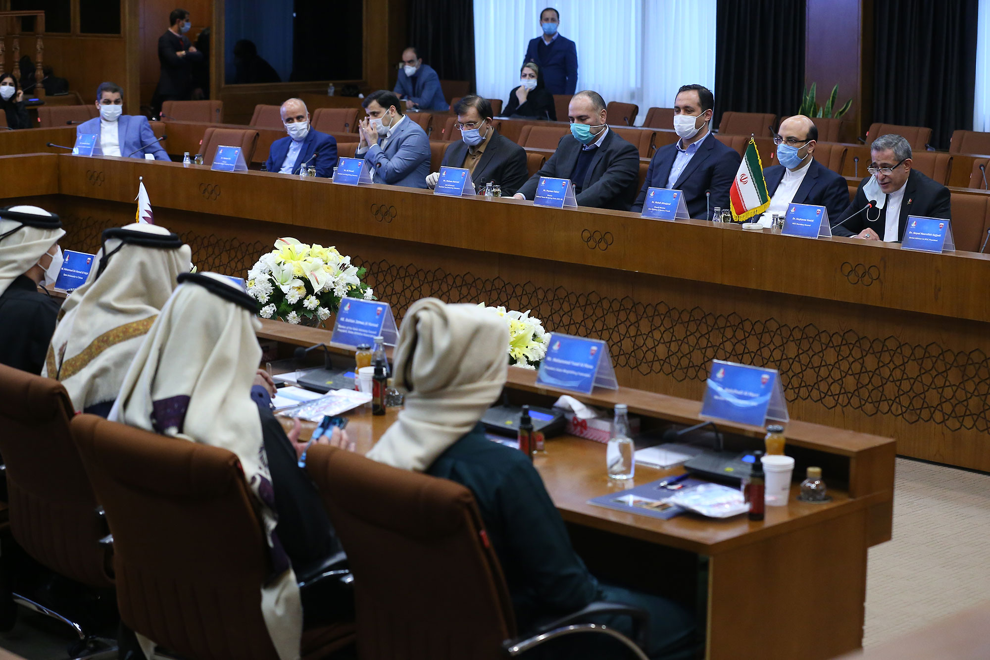 نشست مسئولان ورزش کشور با هیئت ورزشی کشور قطر 3