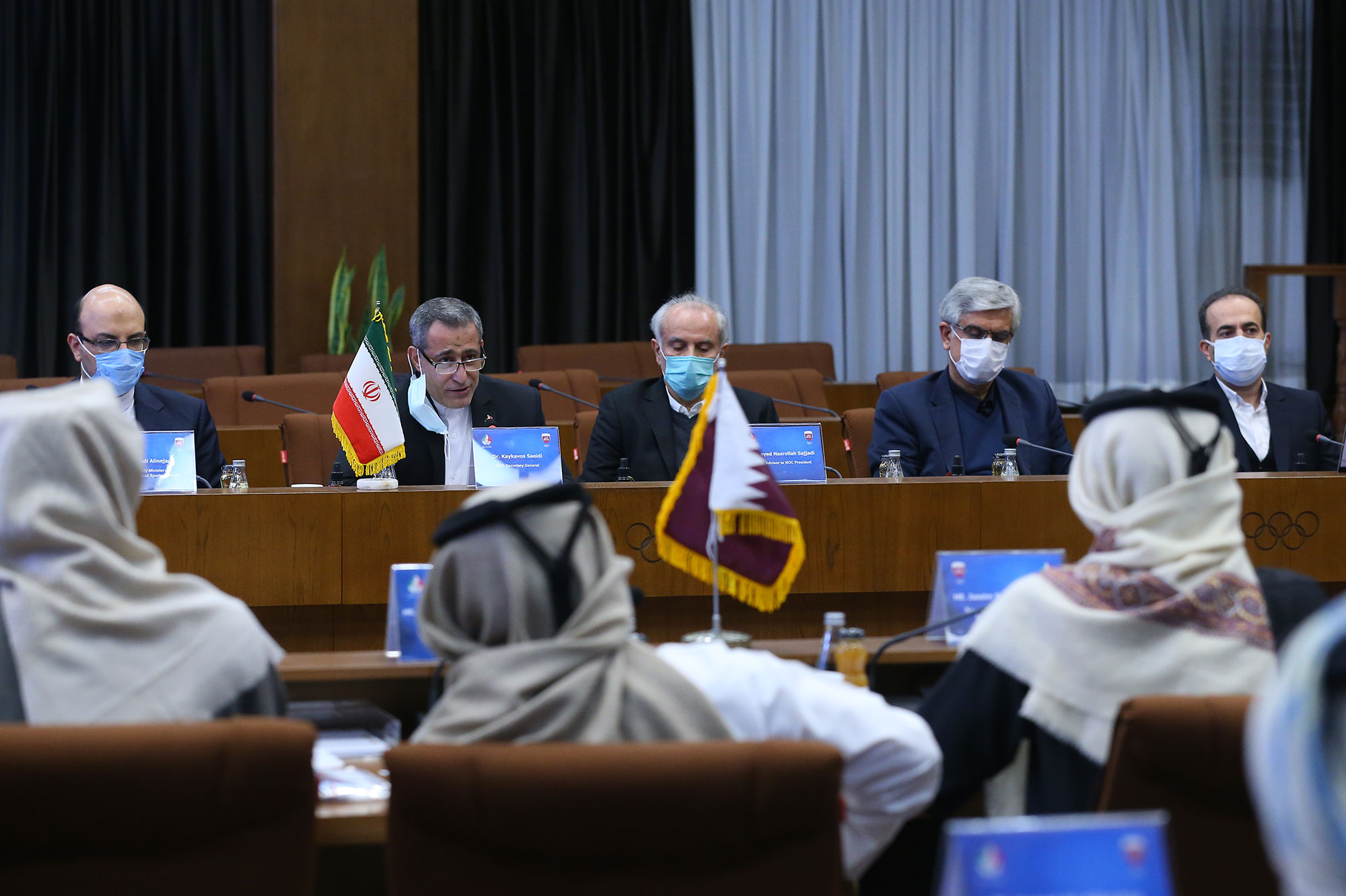 نشست مسئولان ورزش کشور با هیئت ورزشی کشور قطر 5