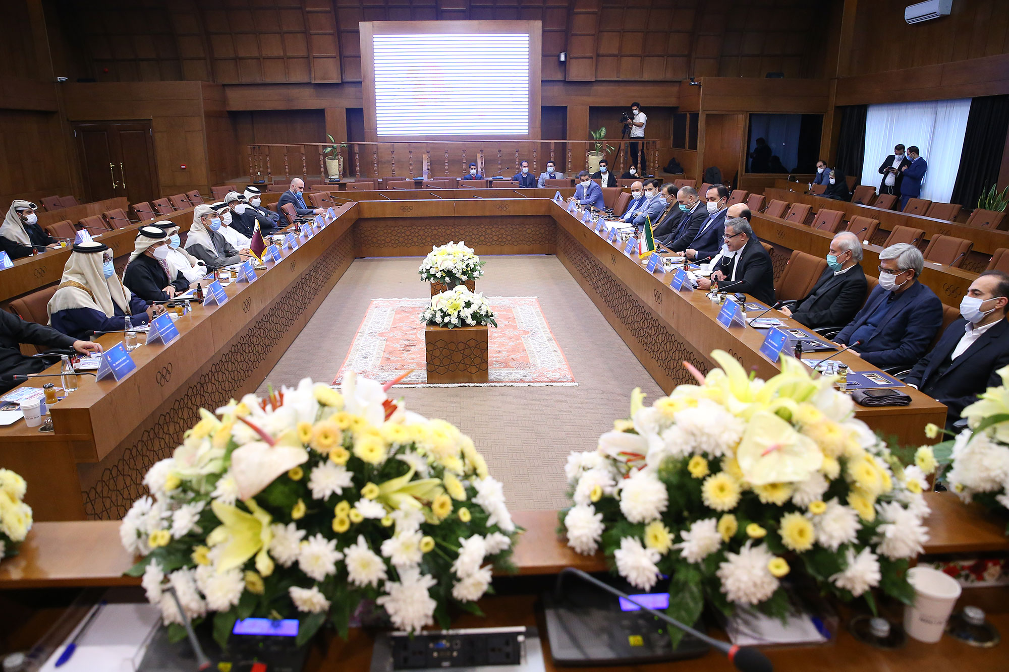 نشست مسئولان ورزش کشور با هیئت ورزشی کشور قطر 24