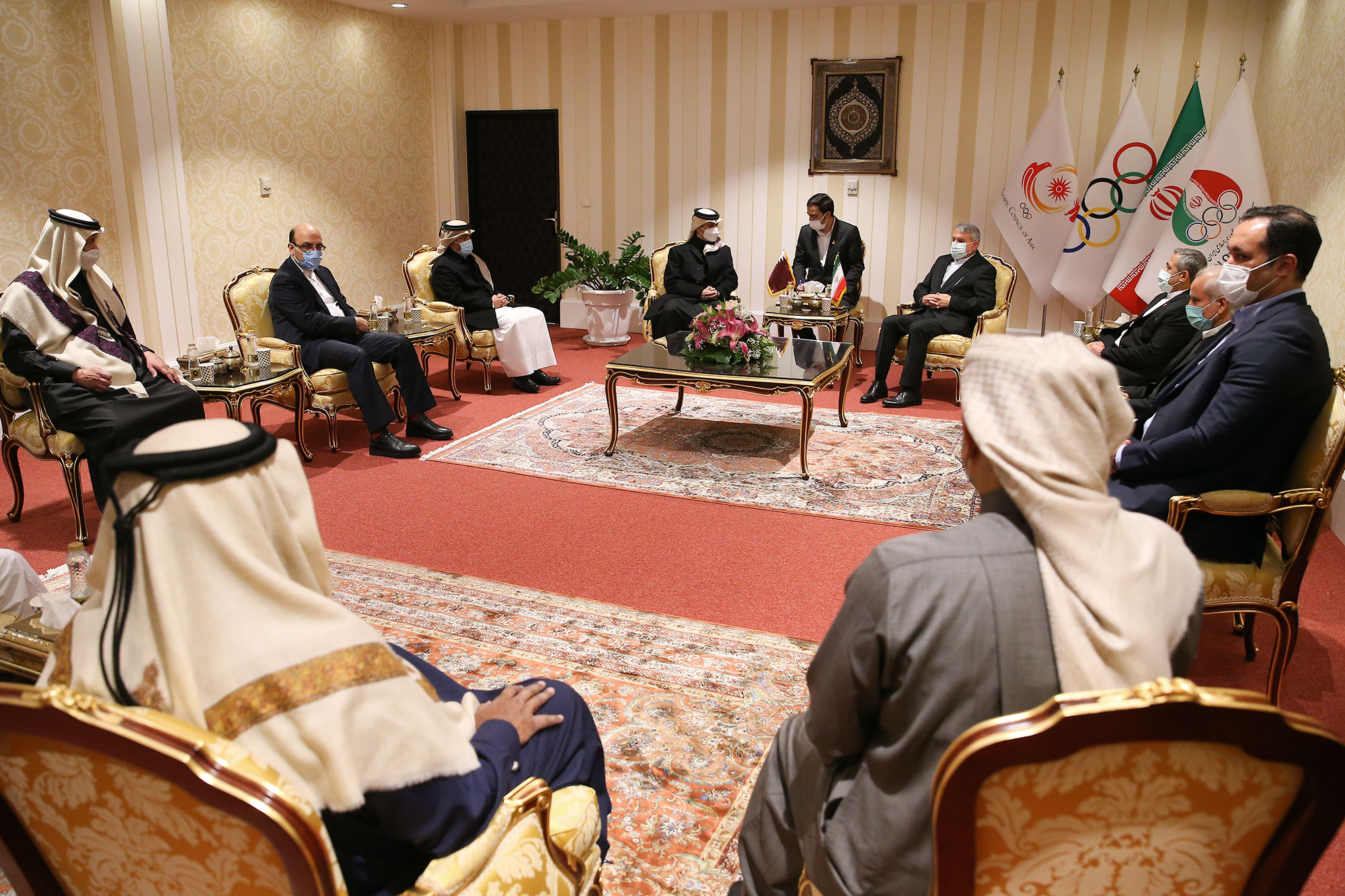 دیدار ریاست کمیته ملی المپیک با هیئت ورزشی کشور قطر 4