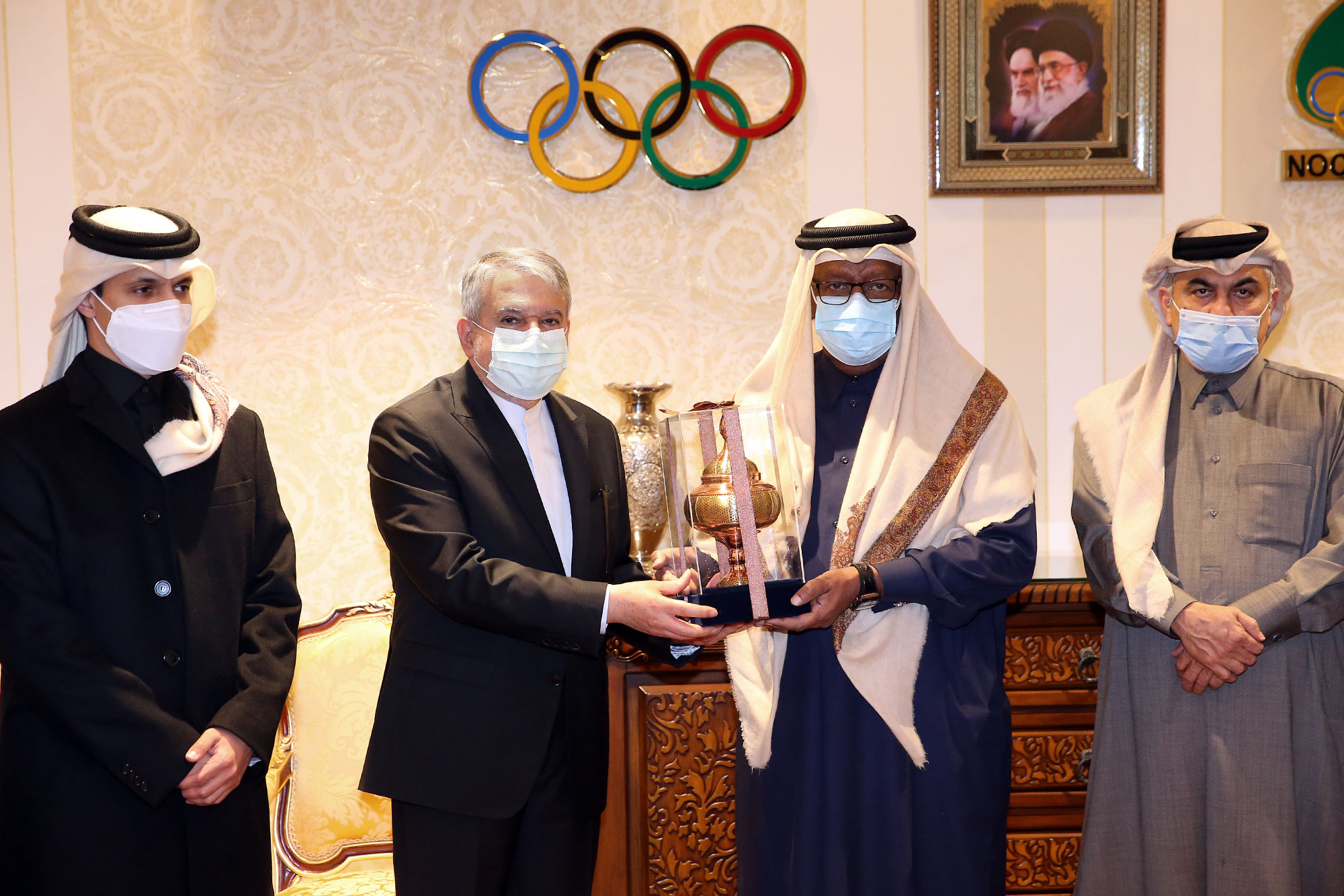 دیدار ریاست کمیته ملی المپیک با هیئت ورزشی کشور قطر 8