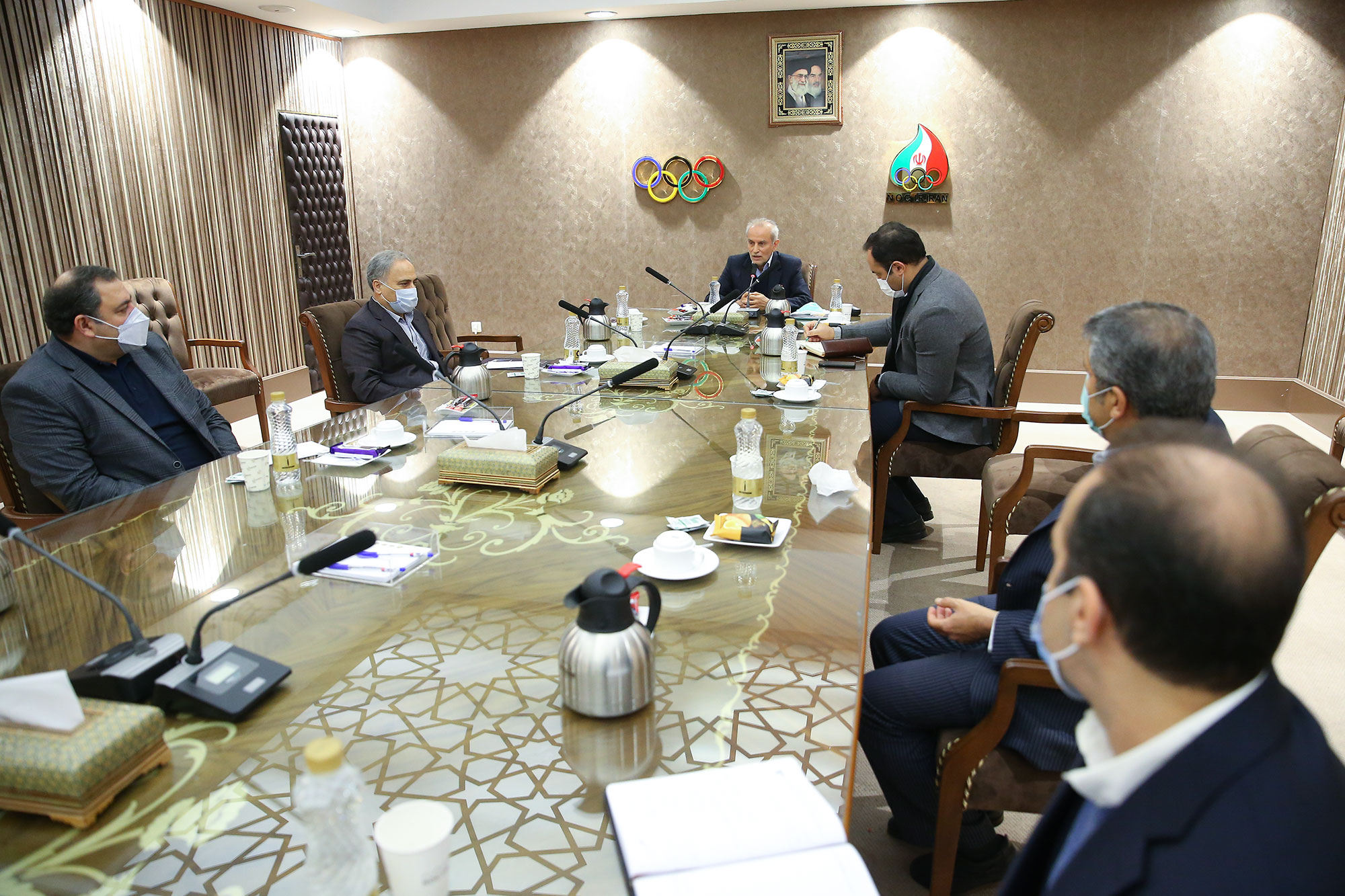 نشست کادر سرپرستی المپیک توکیو با فدراسیونهای کاراته، دوومیدانی و شمشیربازی 7