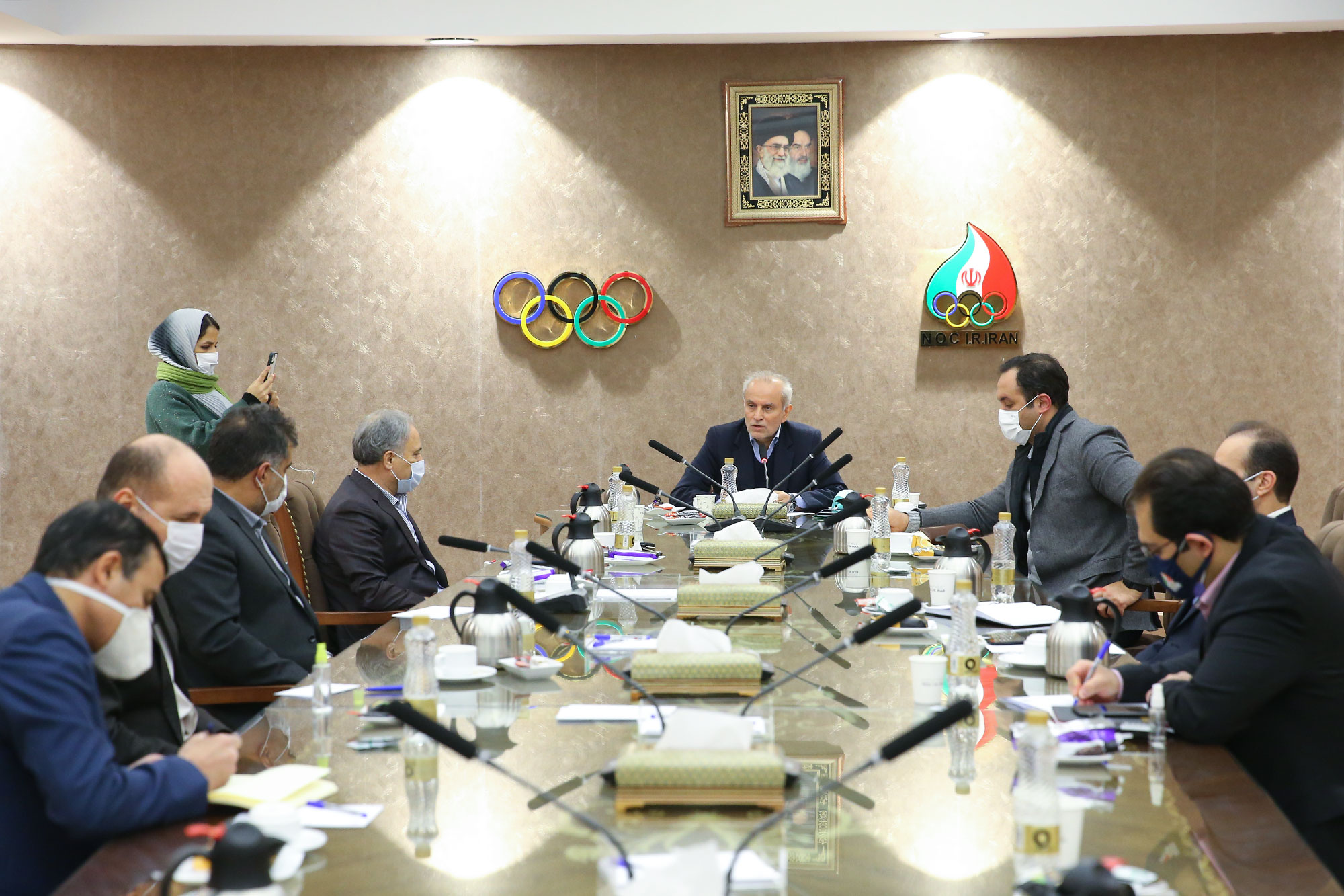 نشست کادر سرپرستی المپیک توکیو با فدراسیونهای کاراته، دوومیدانی و شمشیربازی 11
