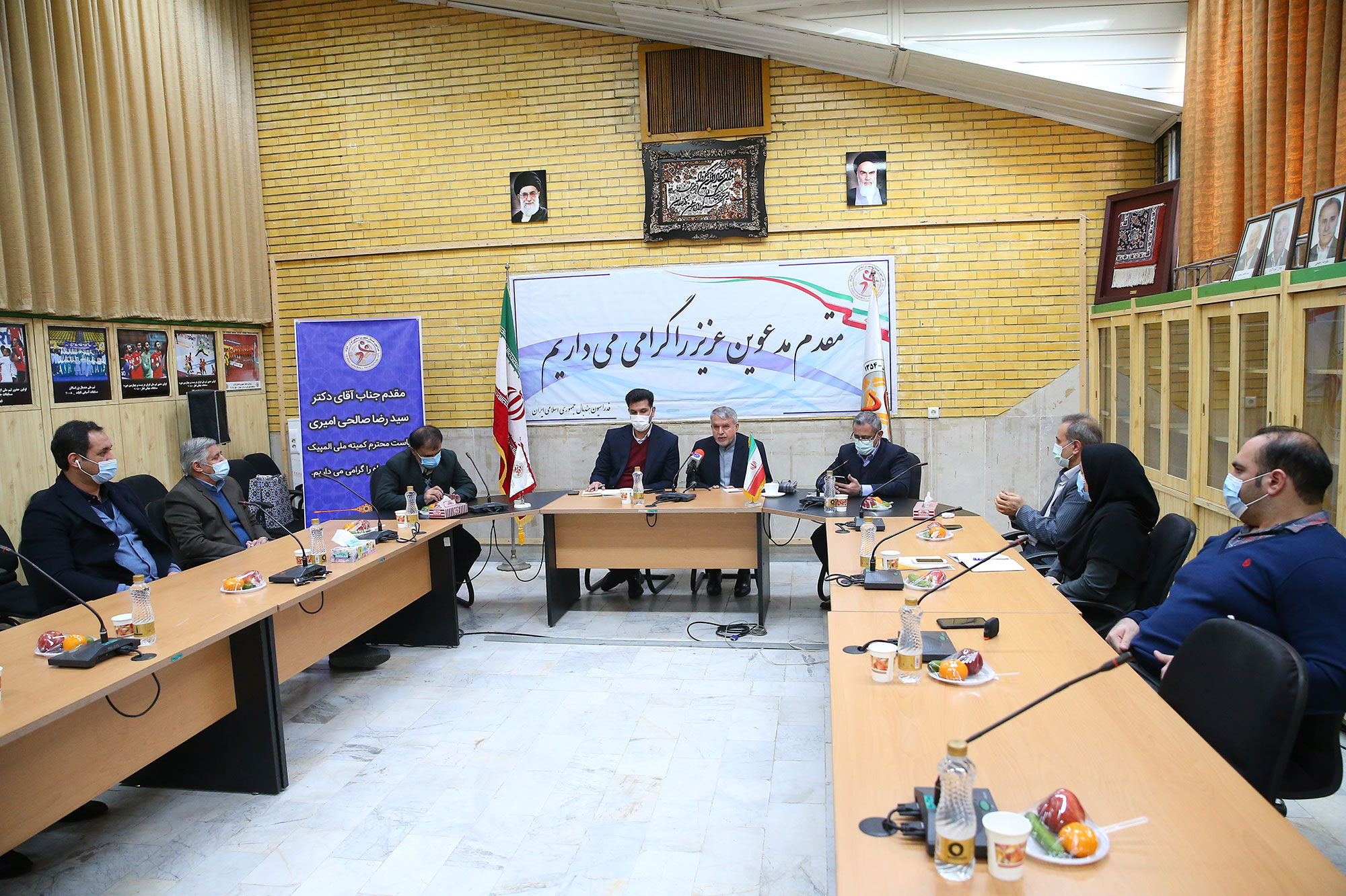 بازدید ریاست کمیته ملی المپیک از فدراسیون هندبال 5