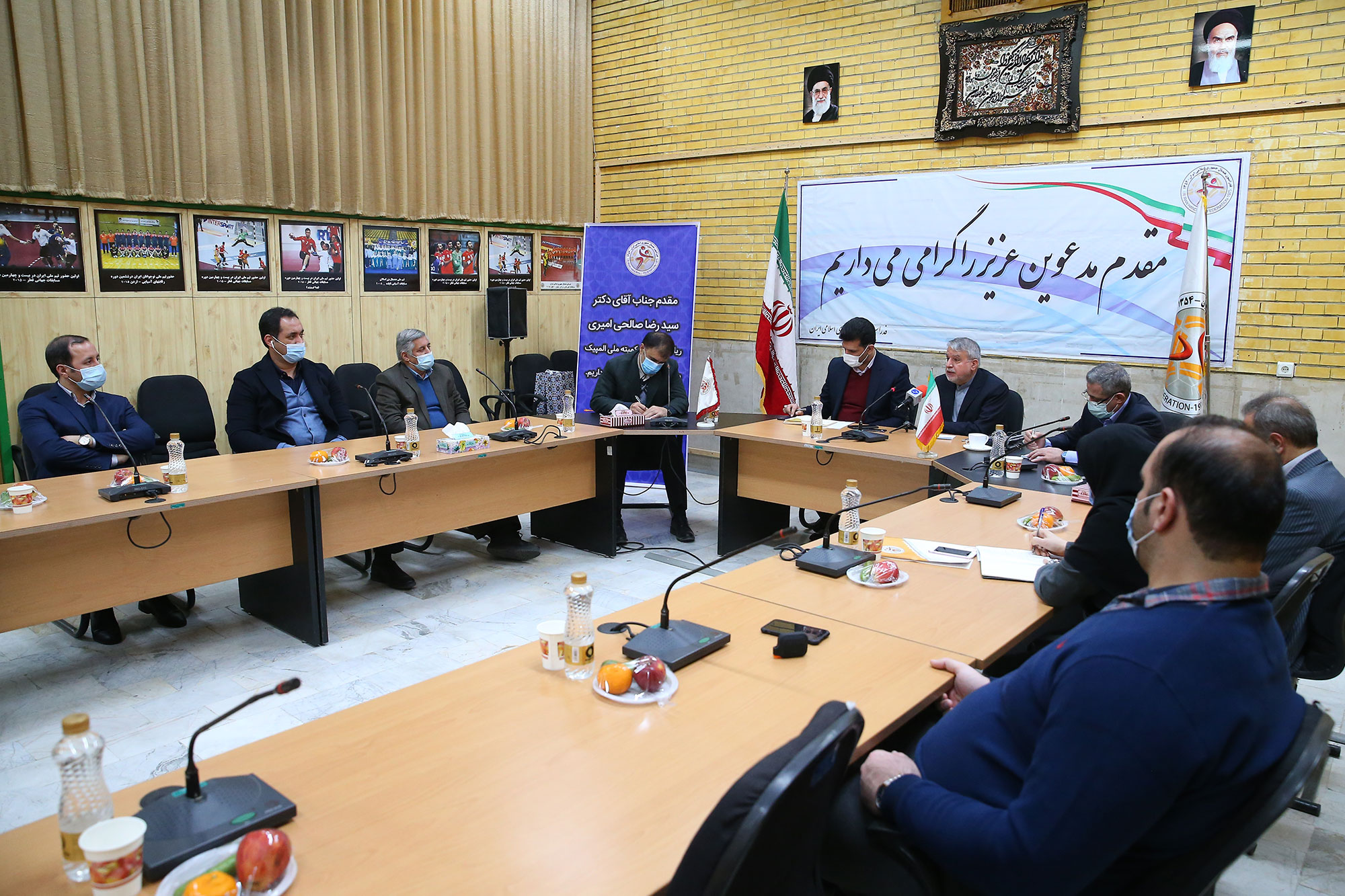 بازدید ریاست کمیته ملی المپیک از فدراسیون هندبال 11