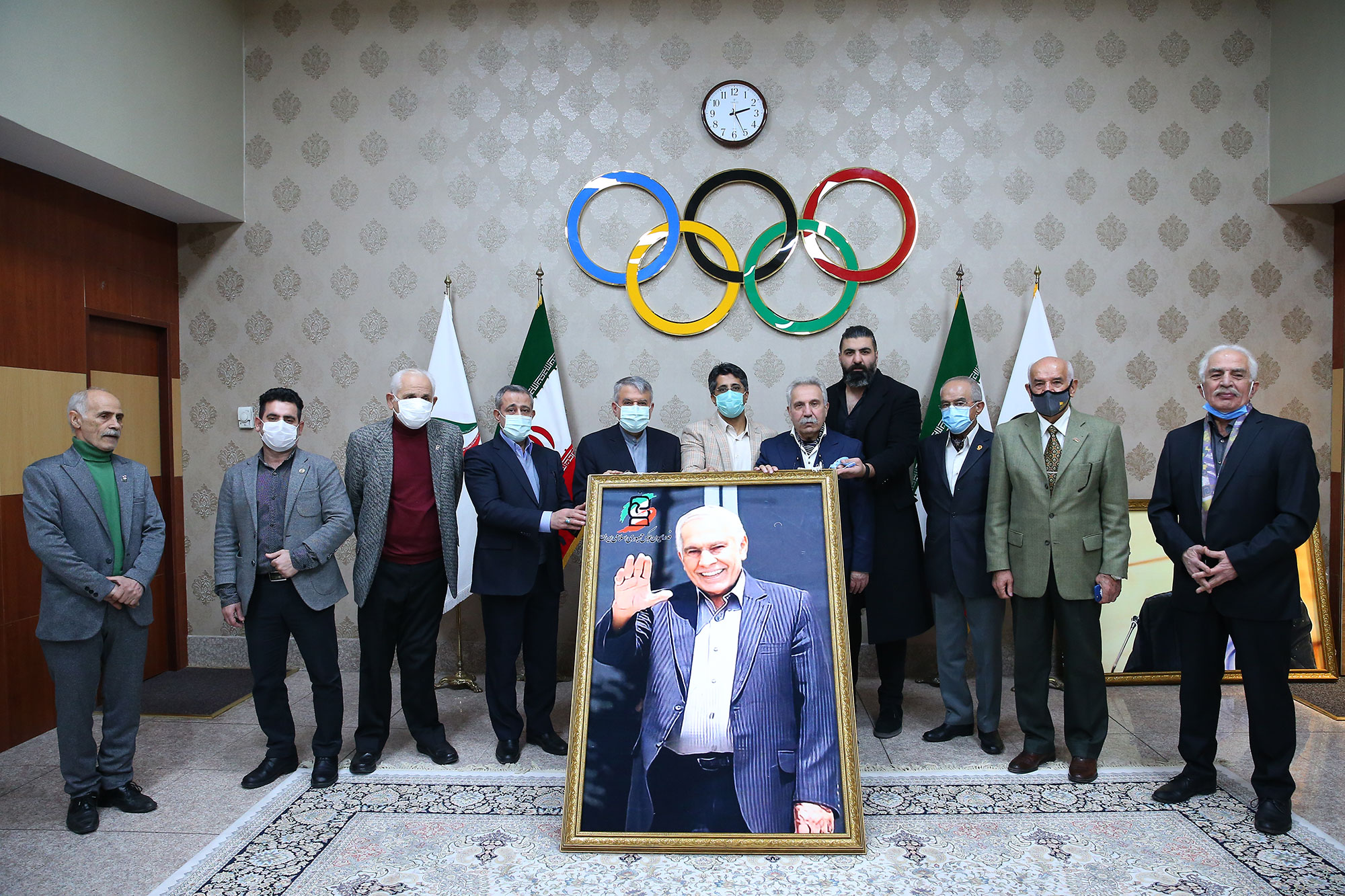 تقدیر ریاست کمیته ملی المپیک از پیشکسوتان بوکس 17