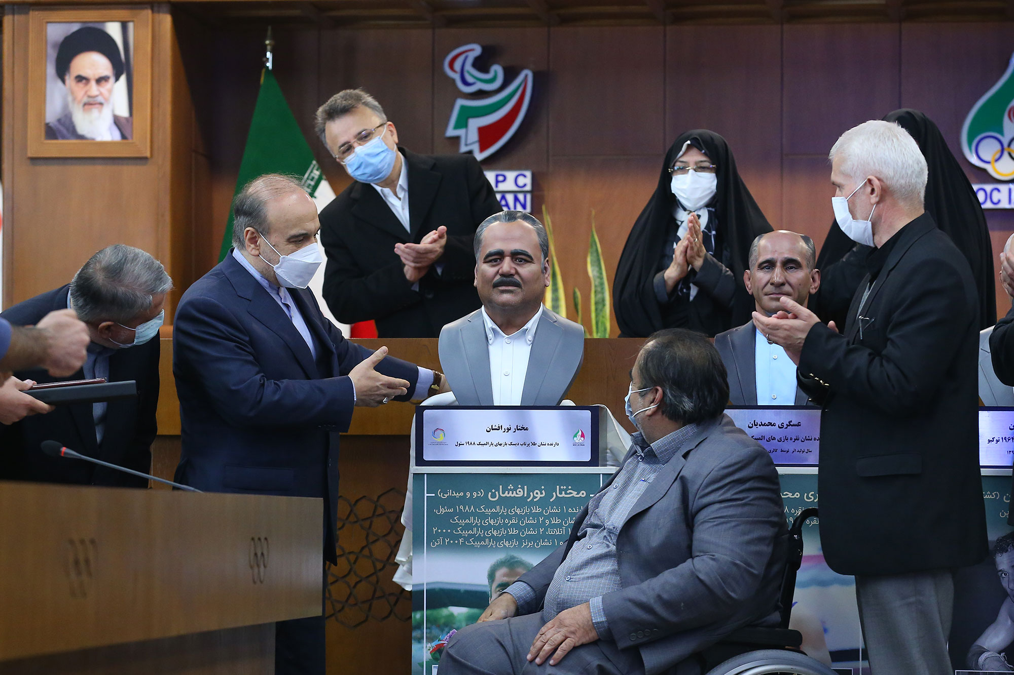 مراسم رونمایی از تندیس قهرمانان ورزش کشور 33