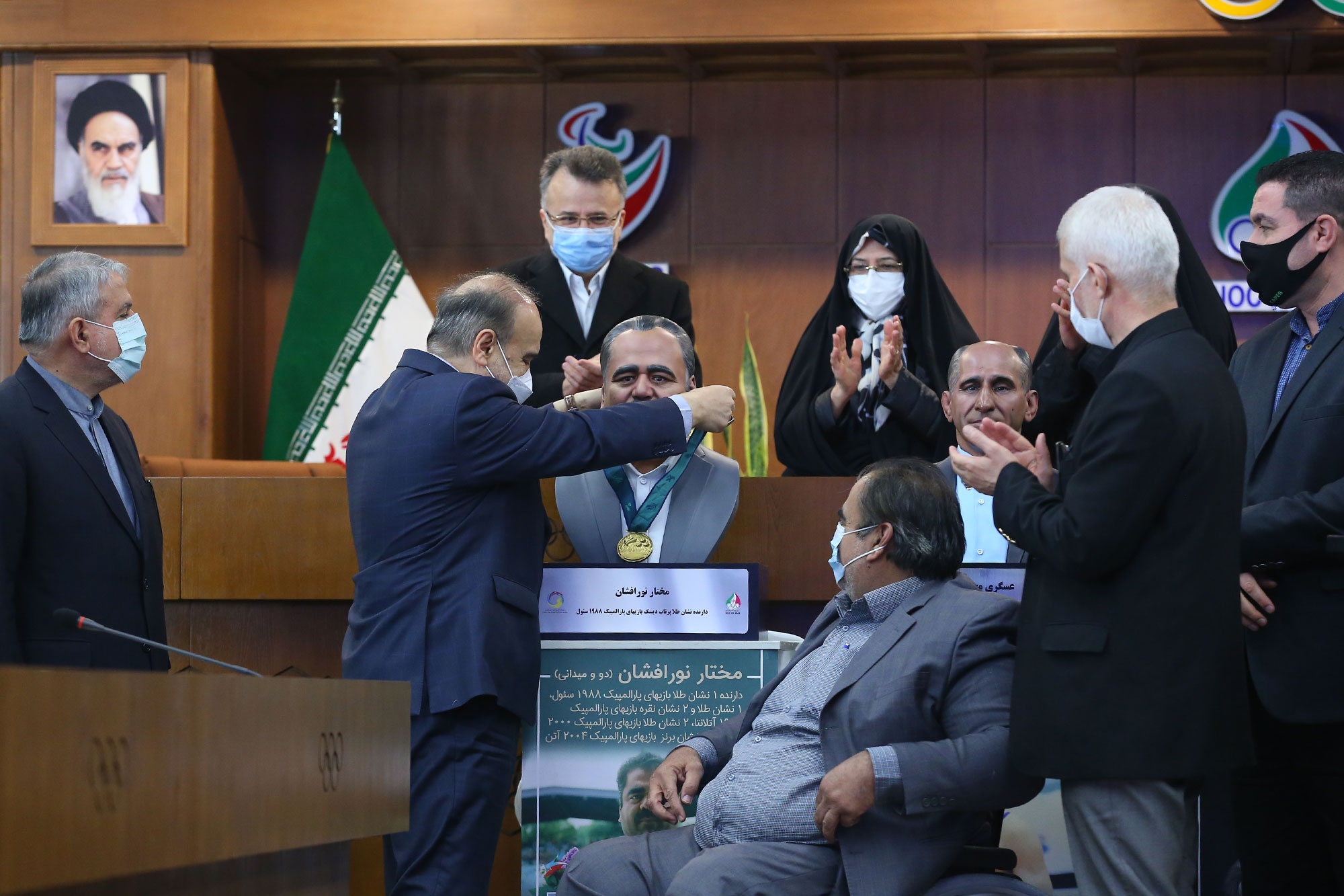 مراسم رونمایی از تندیس قهرمانان ورزش کشور 34