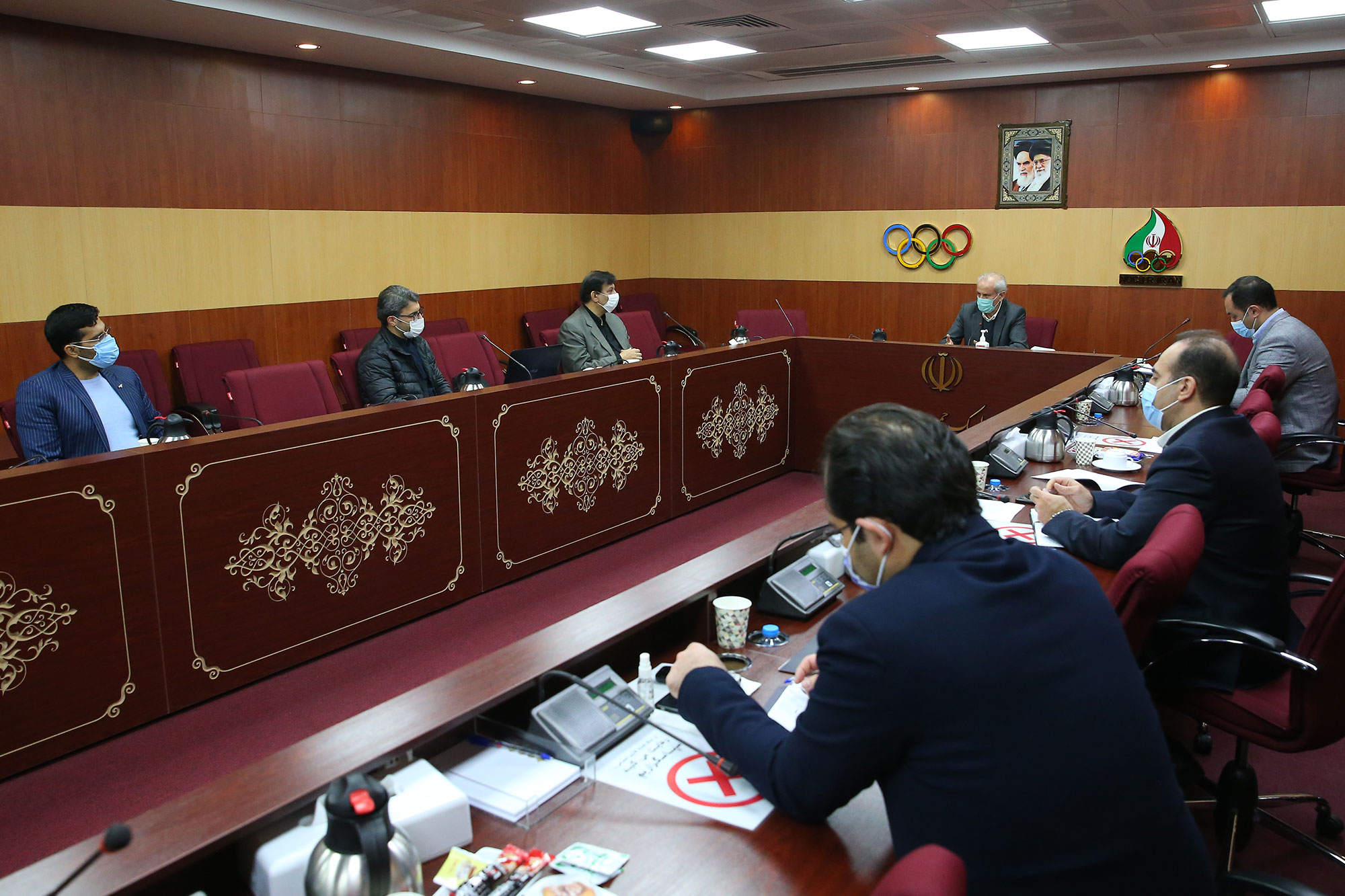 جلسات سرپرست کاروان المپیک توکیو با فدراسیون های وزنه برداری و قایقرانی 3