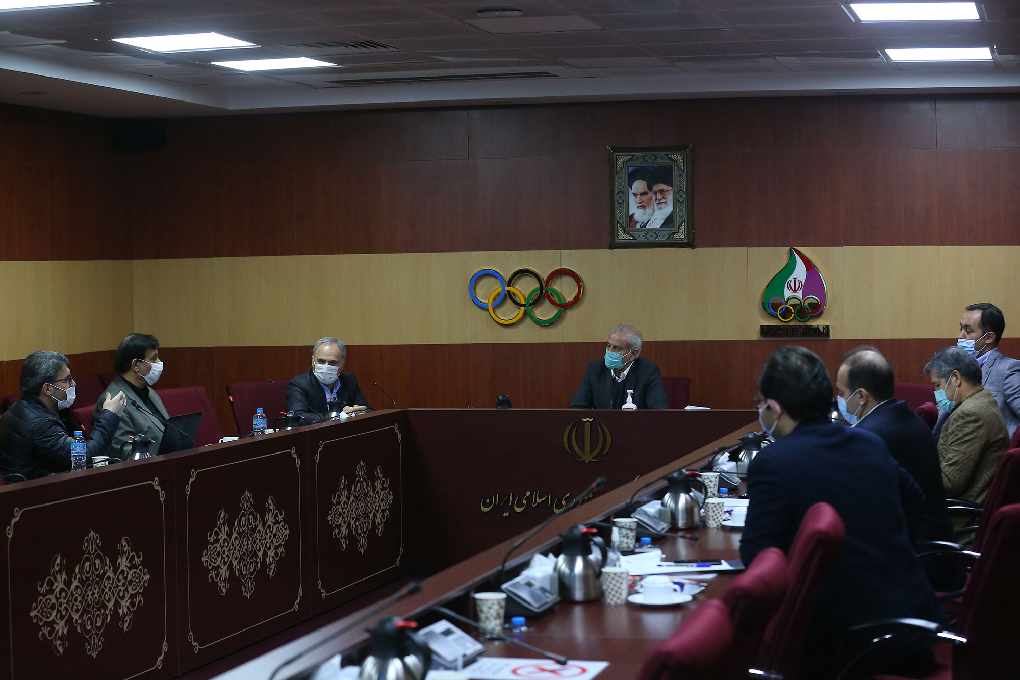 جلسات سرپرست کاروان المپیک توکیو با فدراسیون های وزنه برداری و قایقرانی 6