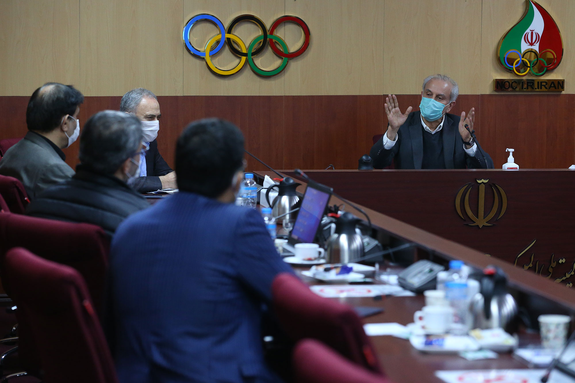 جلسات سرپرست کاروان المپیک توکیو با فدراسیون های وزنه برداری و قایقرانی 7
