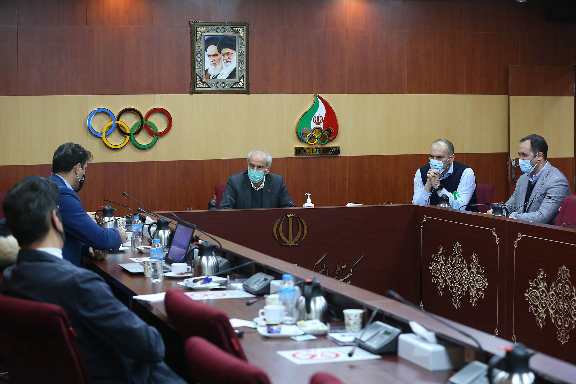 جلسات سرپرست کاروان المپیک توکیو با فدراسیون های وزنه برداری و قایقرانی 8