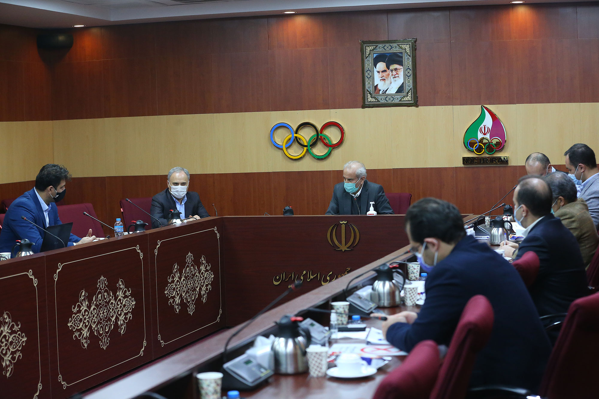 جلسات سرپرست کاروان المپیک توکیو با فدراسیون های وزنه برداری و قایقرانی 11