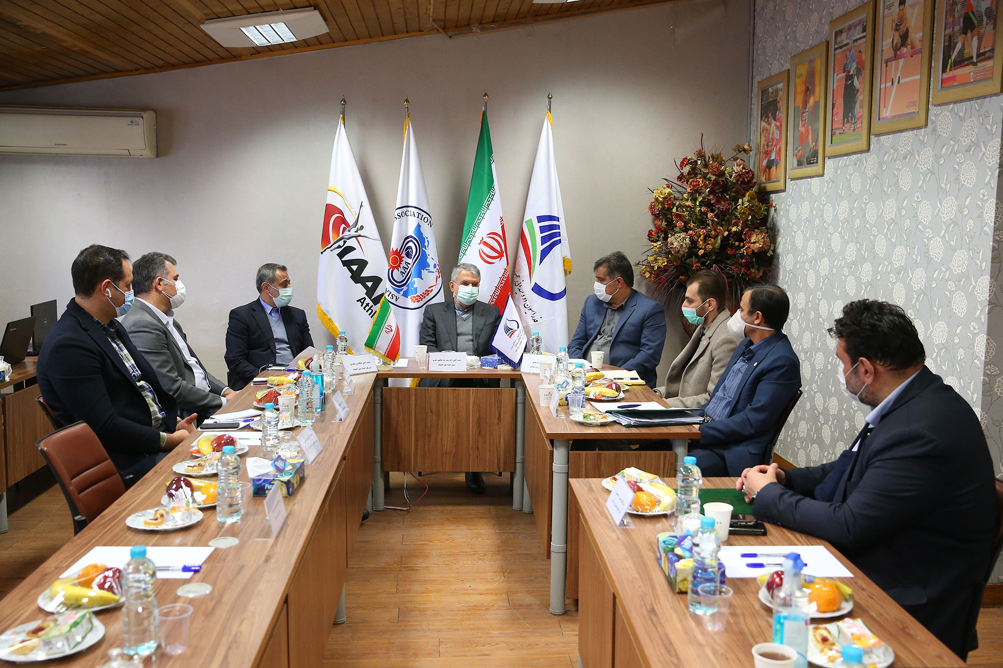 بازدید مسئولین کمیته ملی المپیک از فدراسیون های دوومیدانی و تنیس روی میز 6