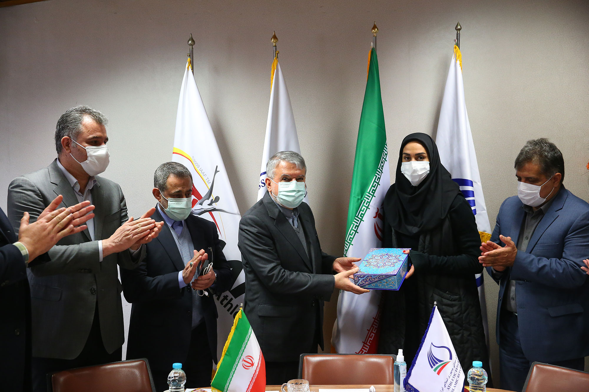 بازدید مسئولین کمیته ملی المپیک از فدراسیون های دوومیدانی و تنیس روی میز 19