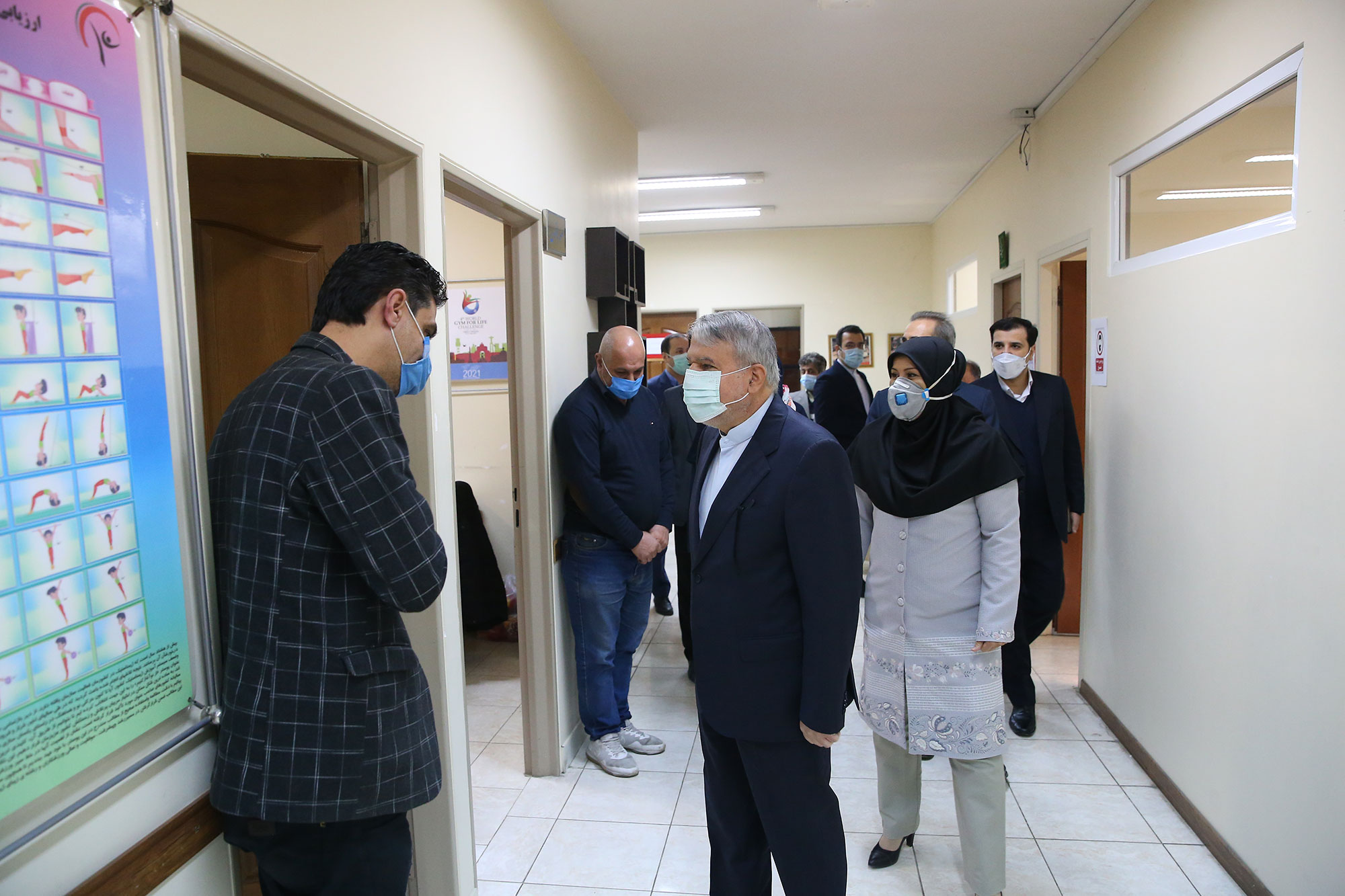 بازدید مسئولین کمیته ملی المپیک از فدراسیون های ژیمناستیک، هاکی و بولینگ و بیلیارد 8