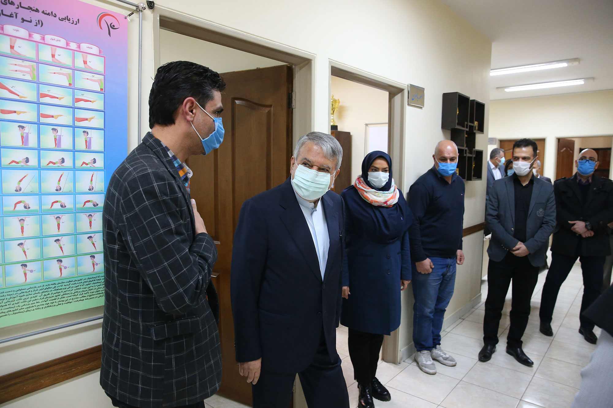 بازدید مسئولین کمیته ملی المپیک از فدراسیون های ژیمناستیک، هاکی و بولینگ و بیلیارد 9