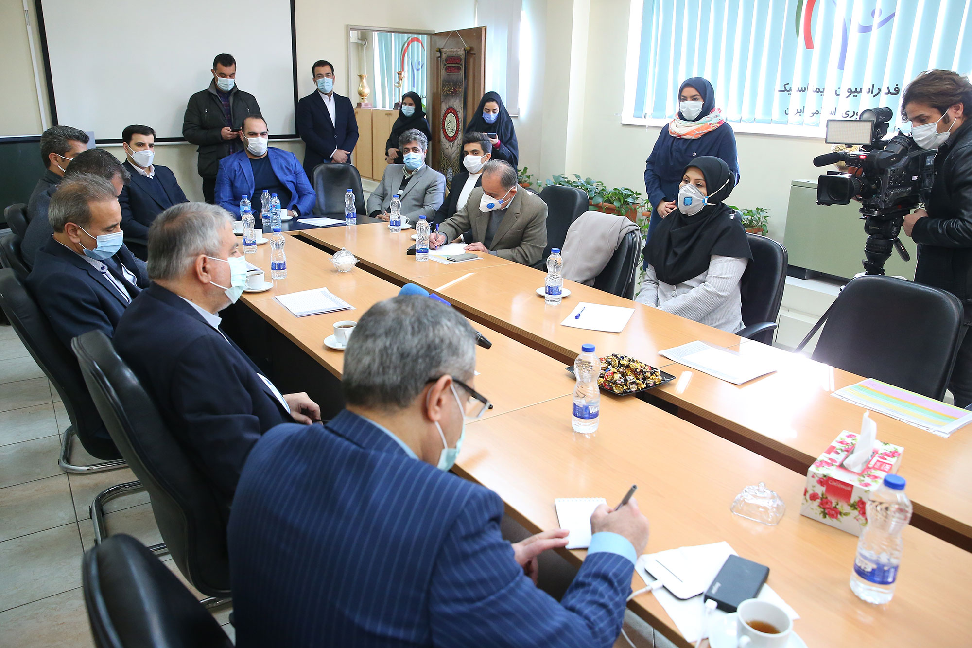 بازدید مسئولین کمیته ملی المپیک از فدراسیون های ژیمناستیک، هاکی و بولینگ و بیلیارد 14