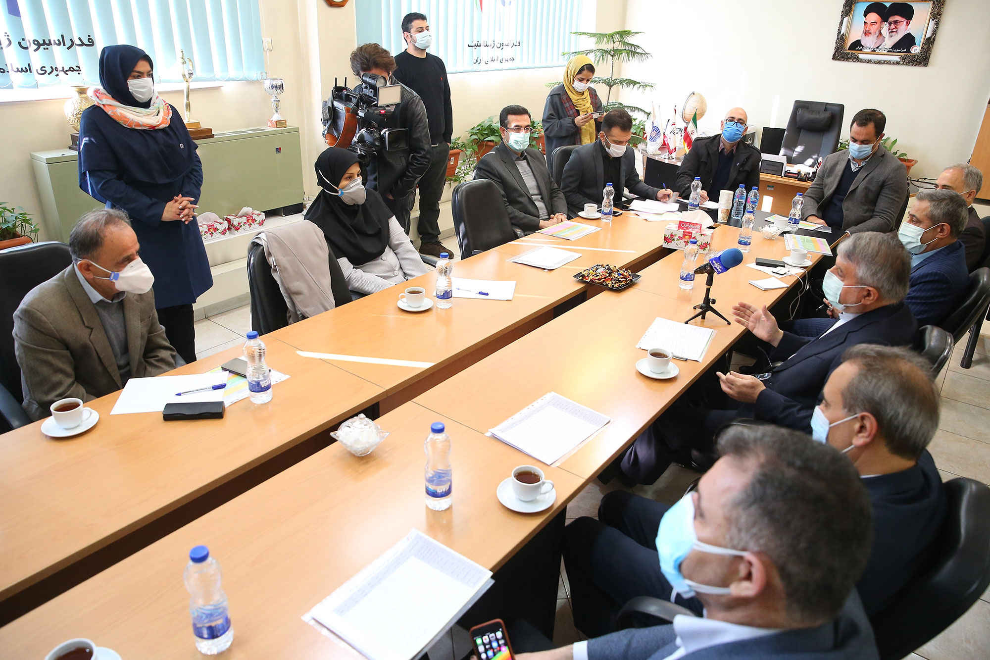 بازدید مسئولین کمیته ملی المپیک از فدراسیون های ژیمناستیک، هاکی و بولینگ و بیلیارد 17