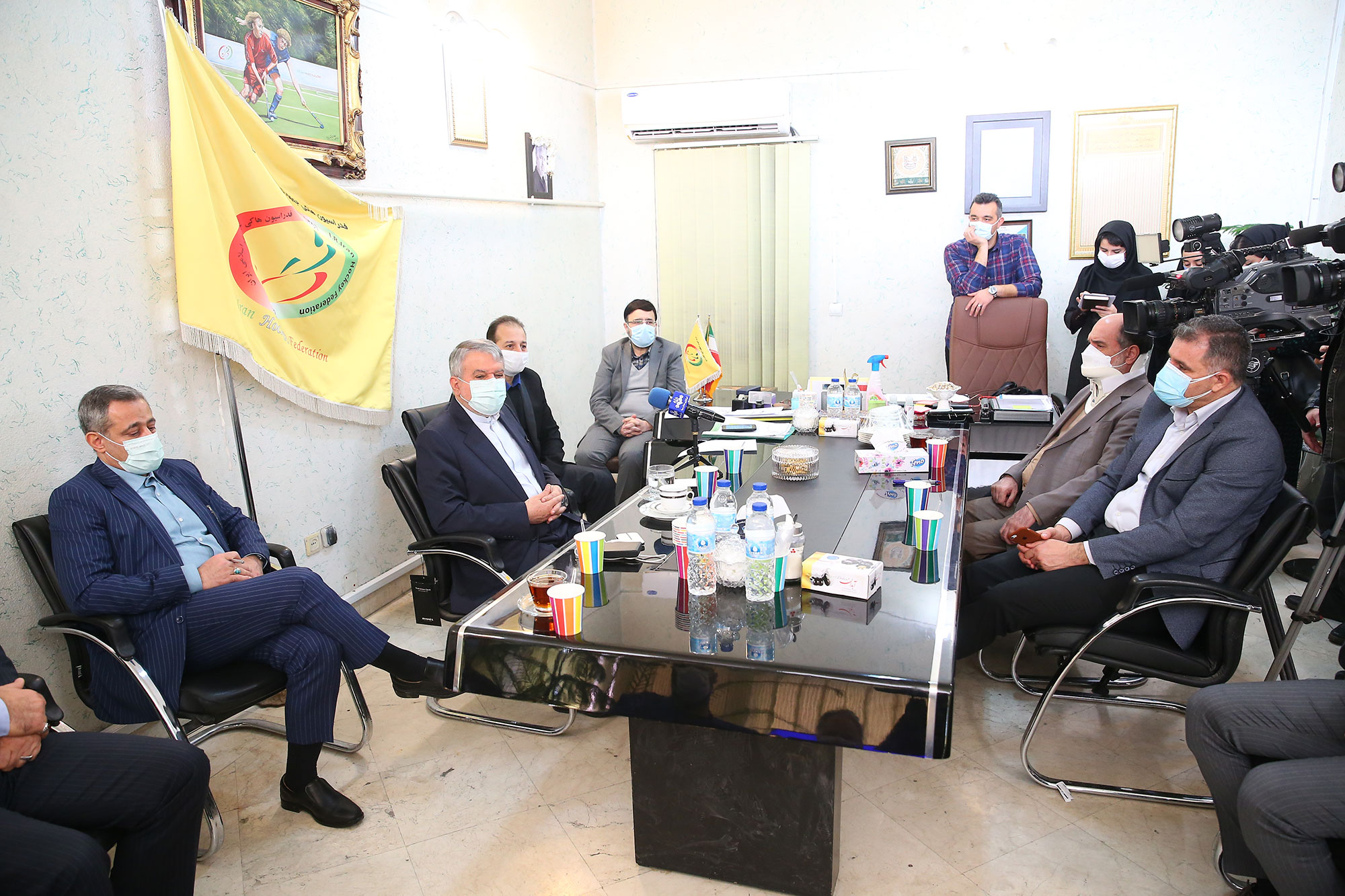 بازدید مسئولین کمیته ملی المپیک از فدراسیون های ژیمناستیک، هاکی و بولینگ و بیلیارد 24