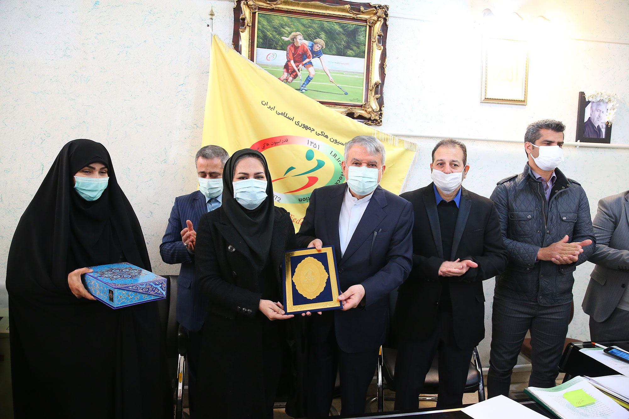 بازدید مسئولین کمیته ملی المپیک از فدراسیون های ژیمناستیک، هاکی و بولینگ و بیلیارد 30