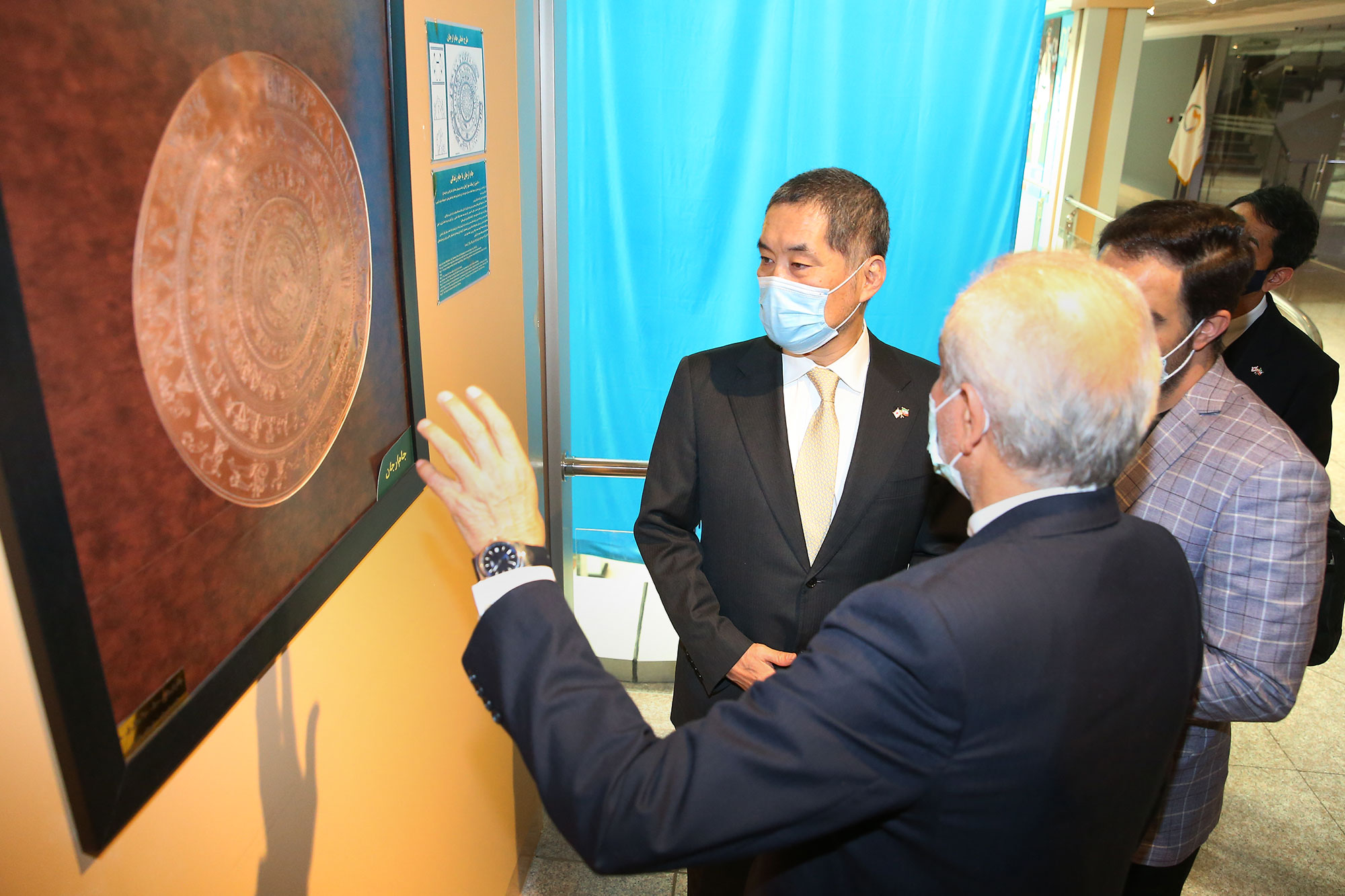 بازدید سفیر ژاپن از موزه ملی ورزش، المپیک و پارالمپیک 1