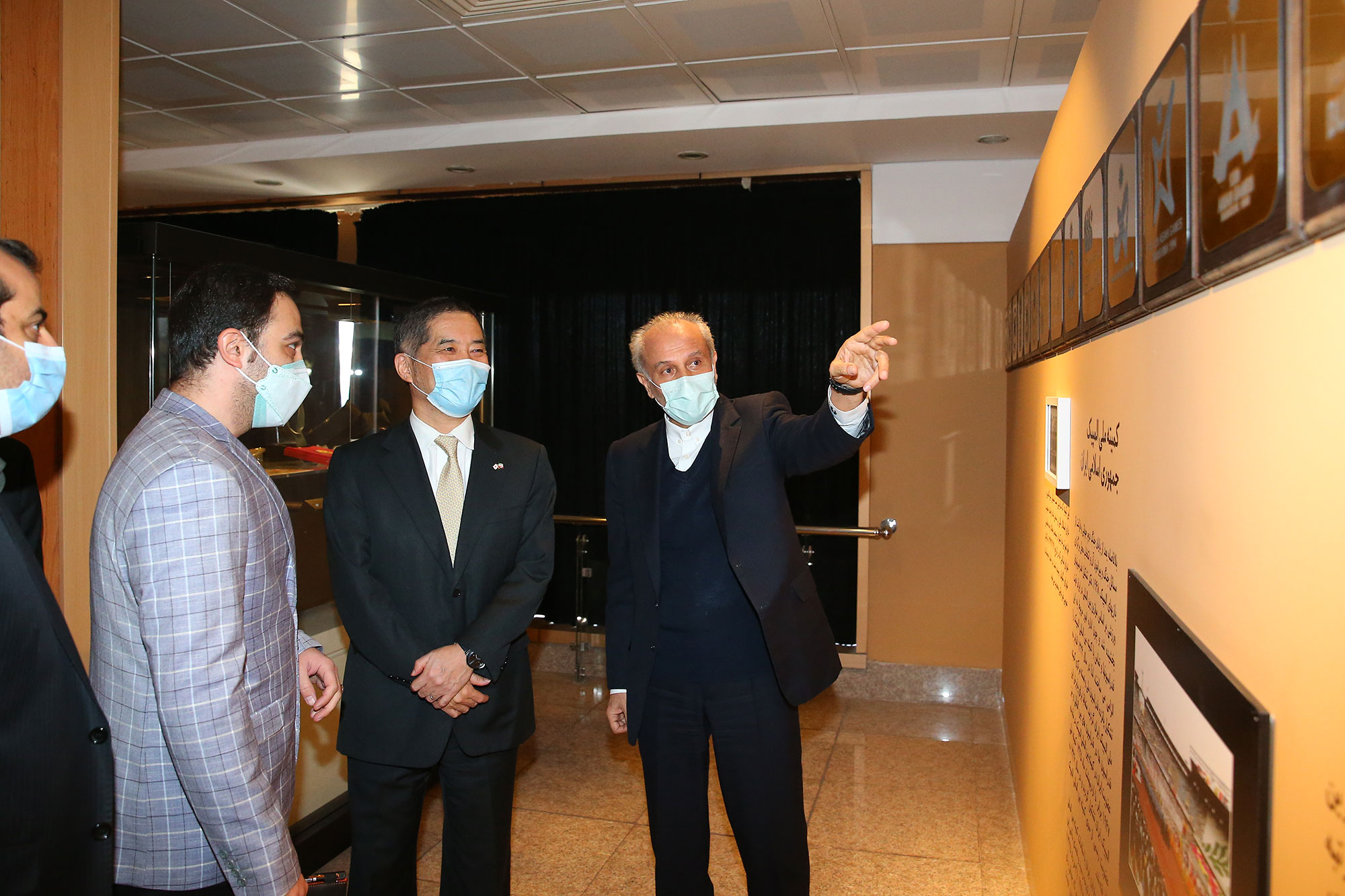 بازدید سفیر ژاپن از موزه ملی ورزش، المپیک و پارالمپیک 5