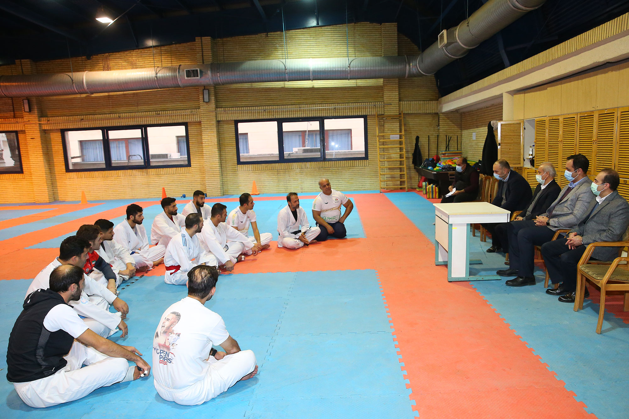 بازدید سرپرست کاروان المپیک توکیو از اردو کاراته 3