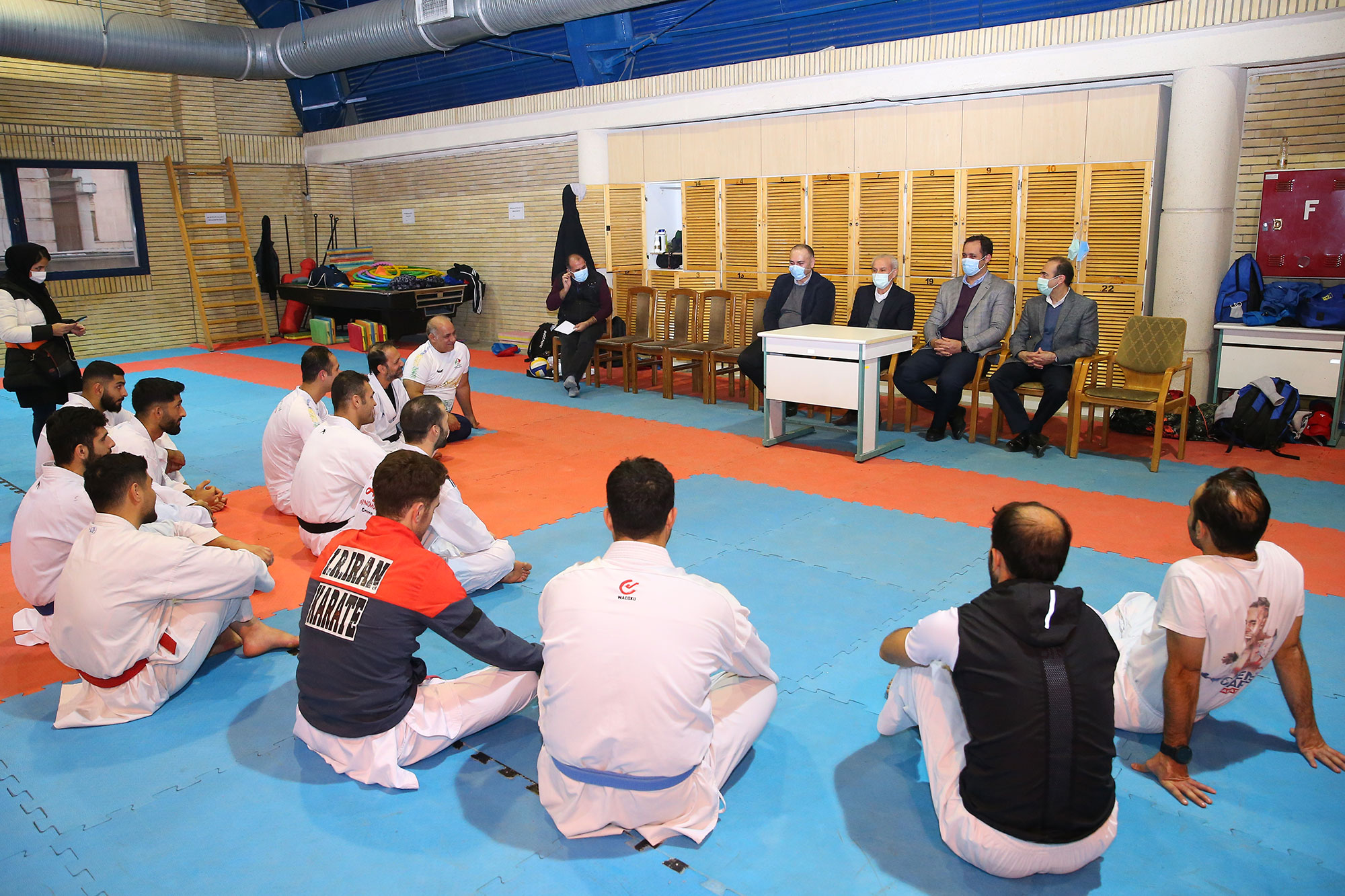 بازدید سرپرست کاروان المپیک توکیو از اردو کاراته 5